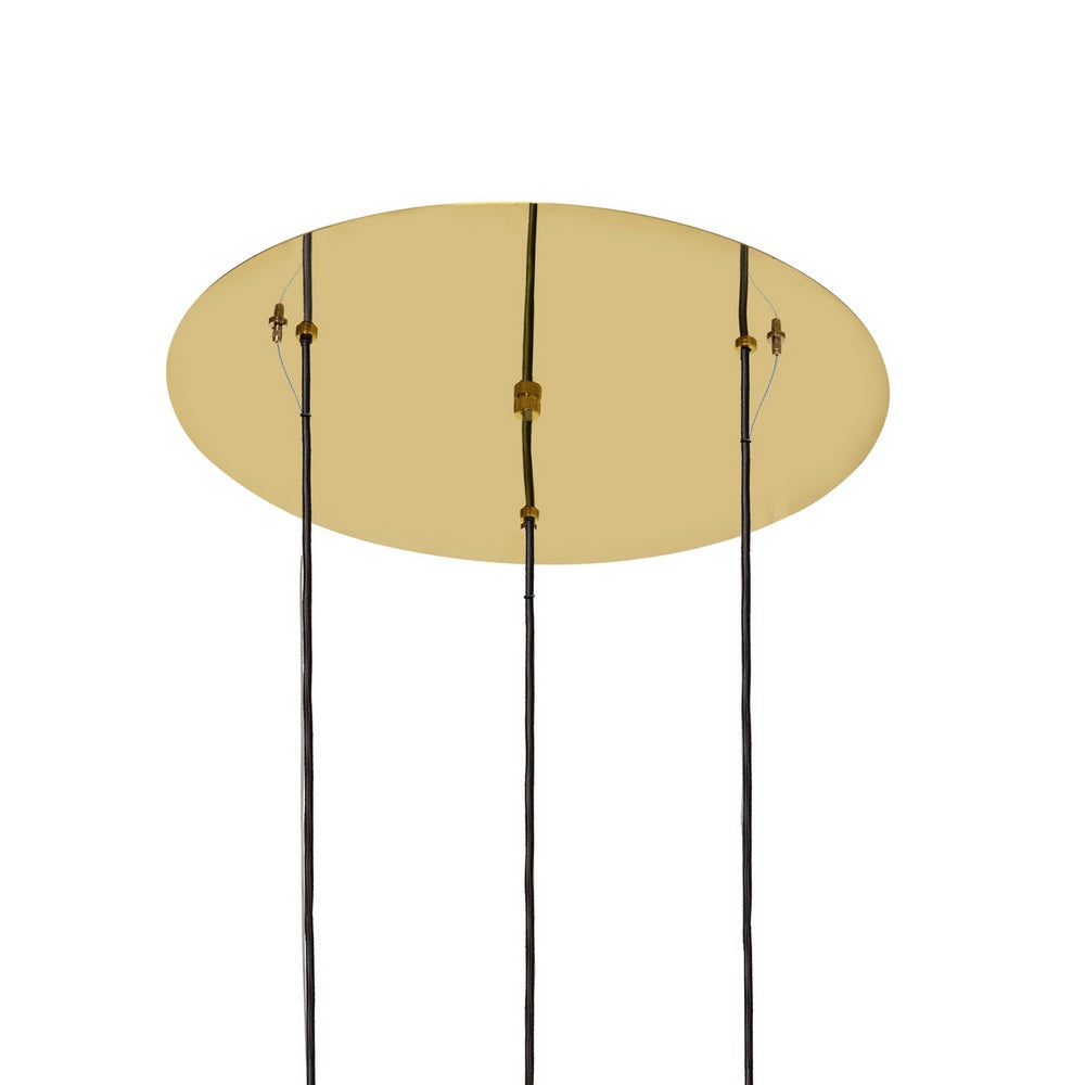 Three-Point Pendant Lamp CLOE Gold
