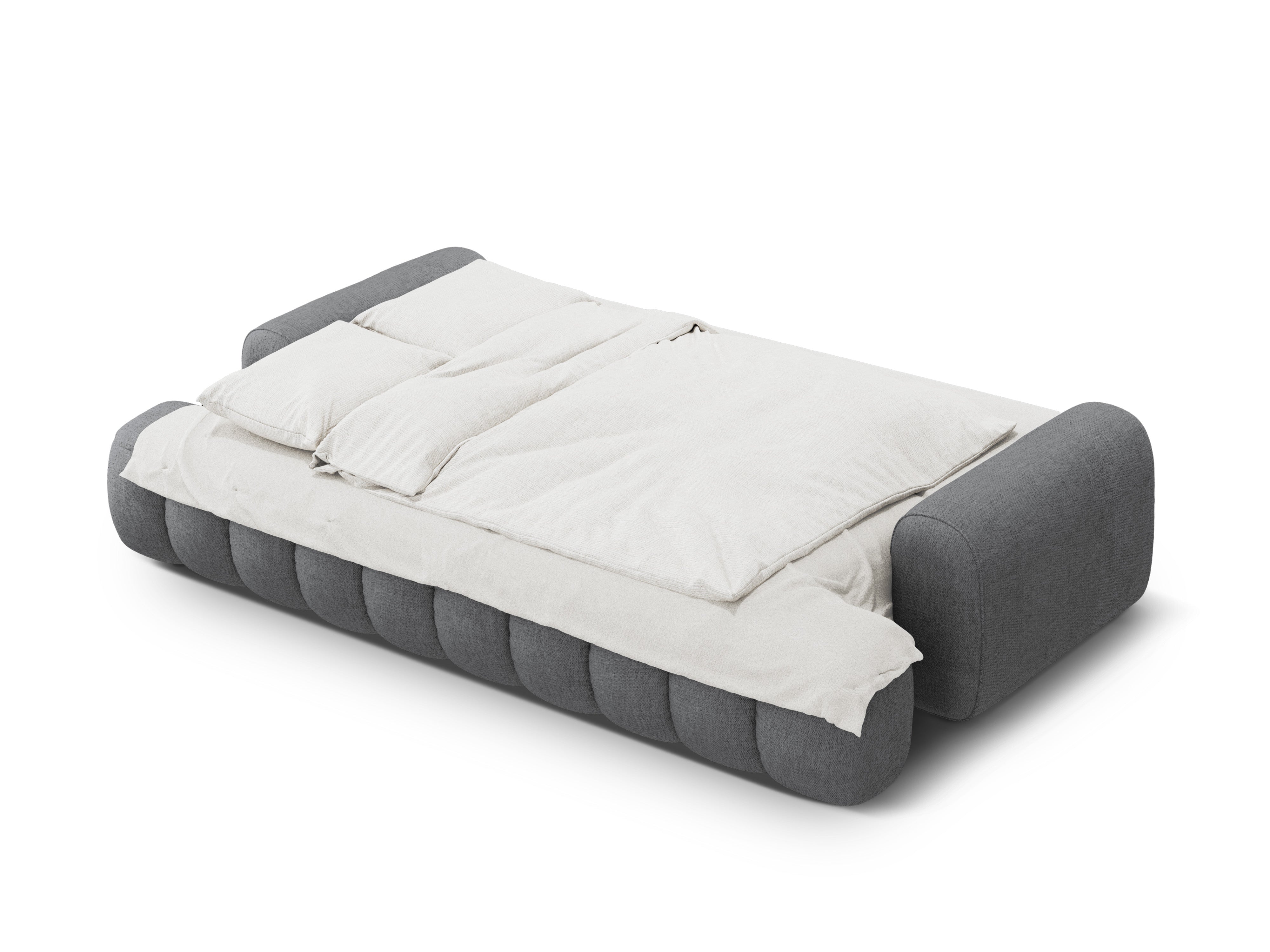 Sofa with sleeping function for 4 people LINZ gray