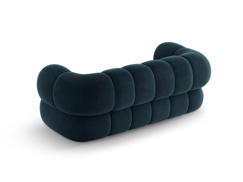 2-seater velvet sofa KOGE petrol