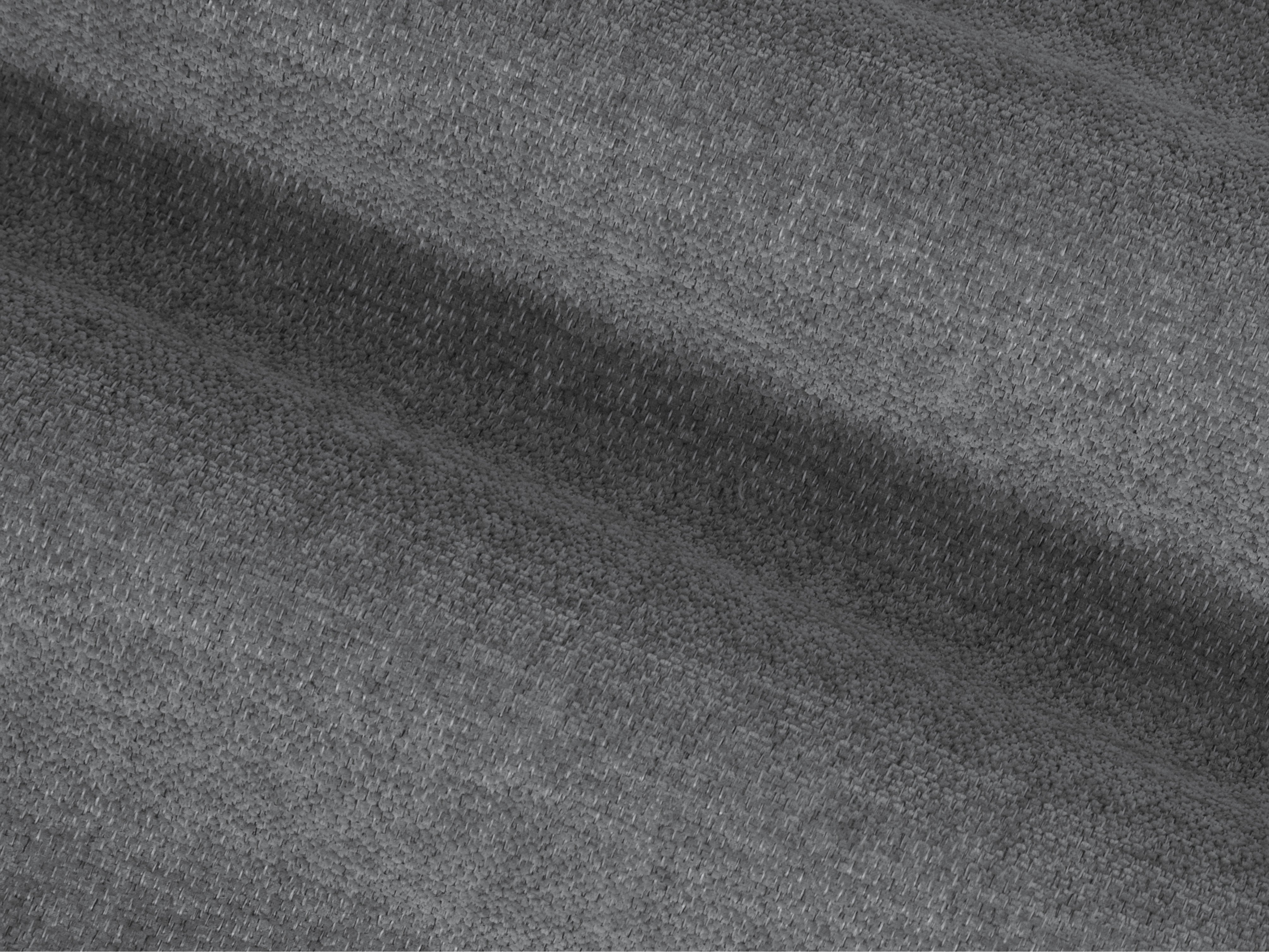 Sofa 2-sitzig STRINO graues Chenille