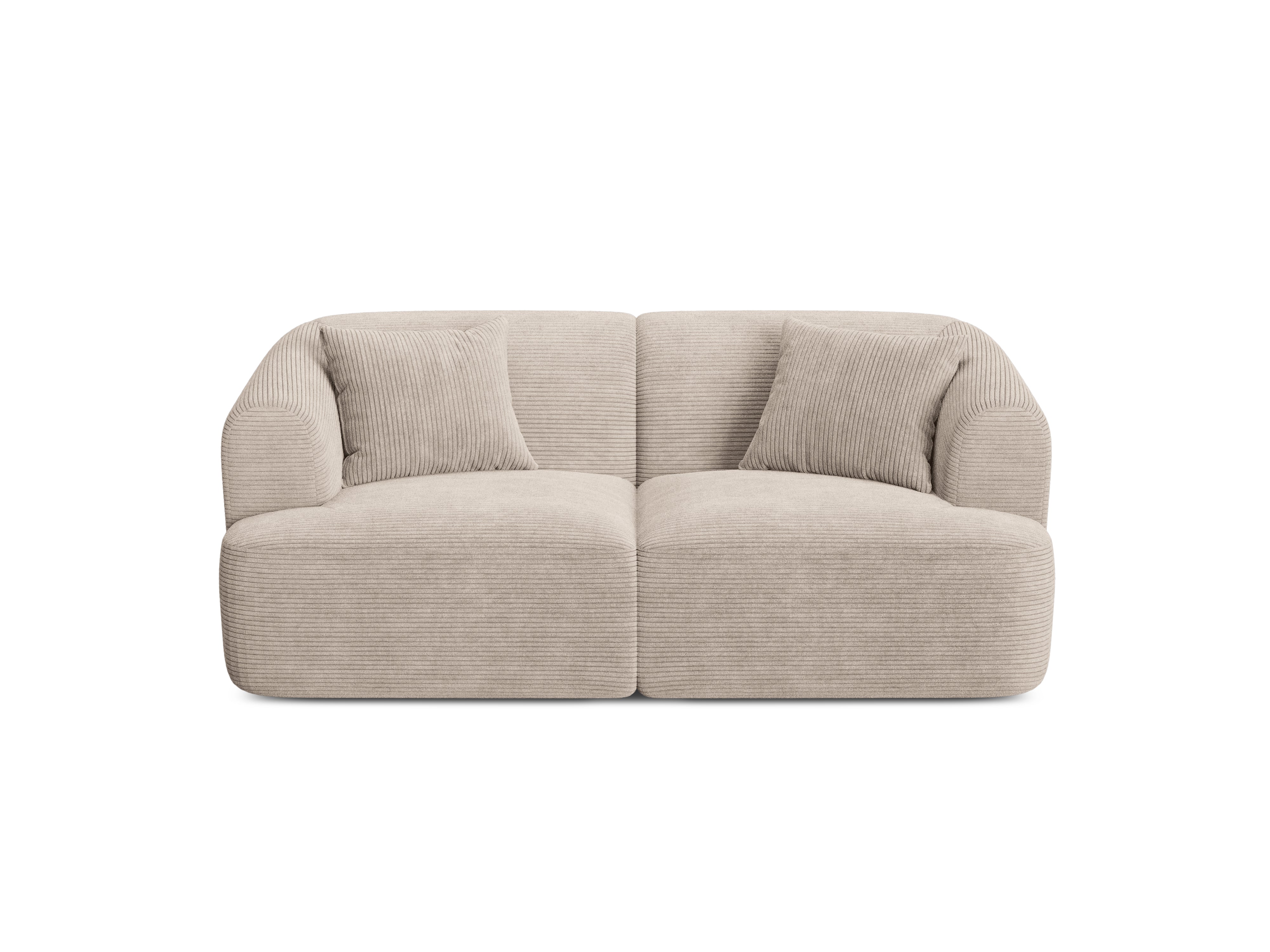 Sofa 2-Sitzer CAMPI beige Cord