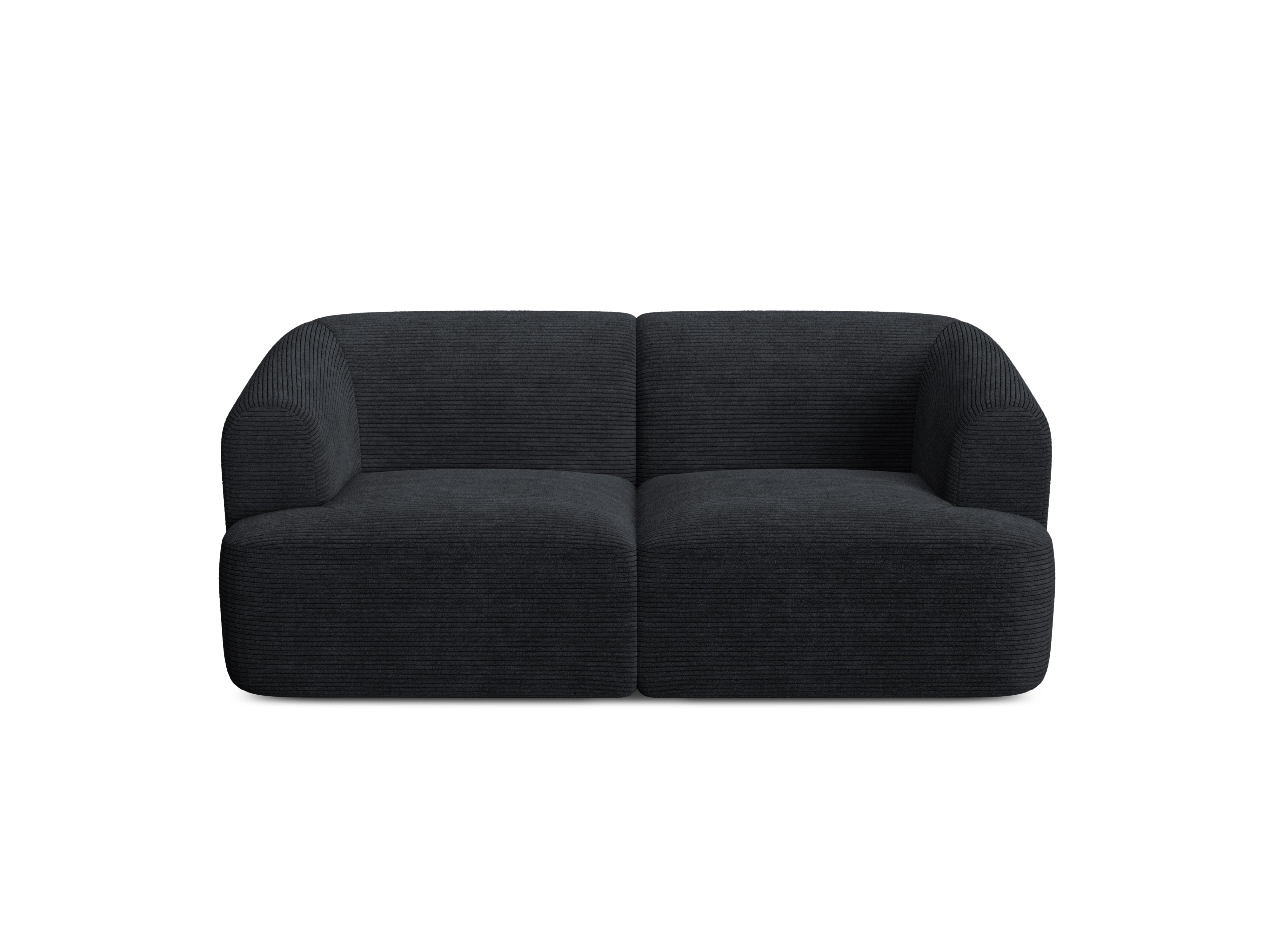 Sofa 2-sitzig CAMPI schwarzes Cord