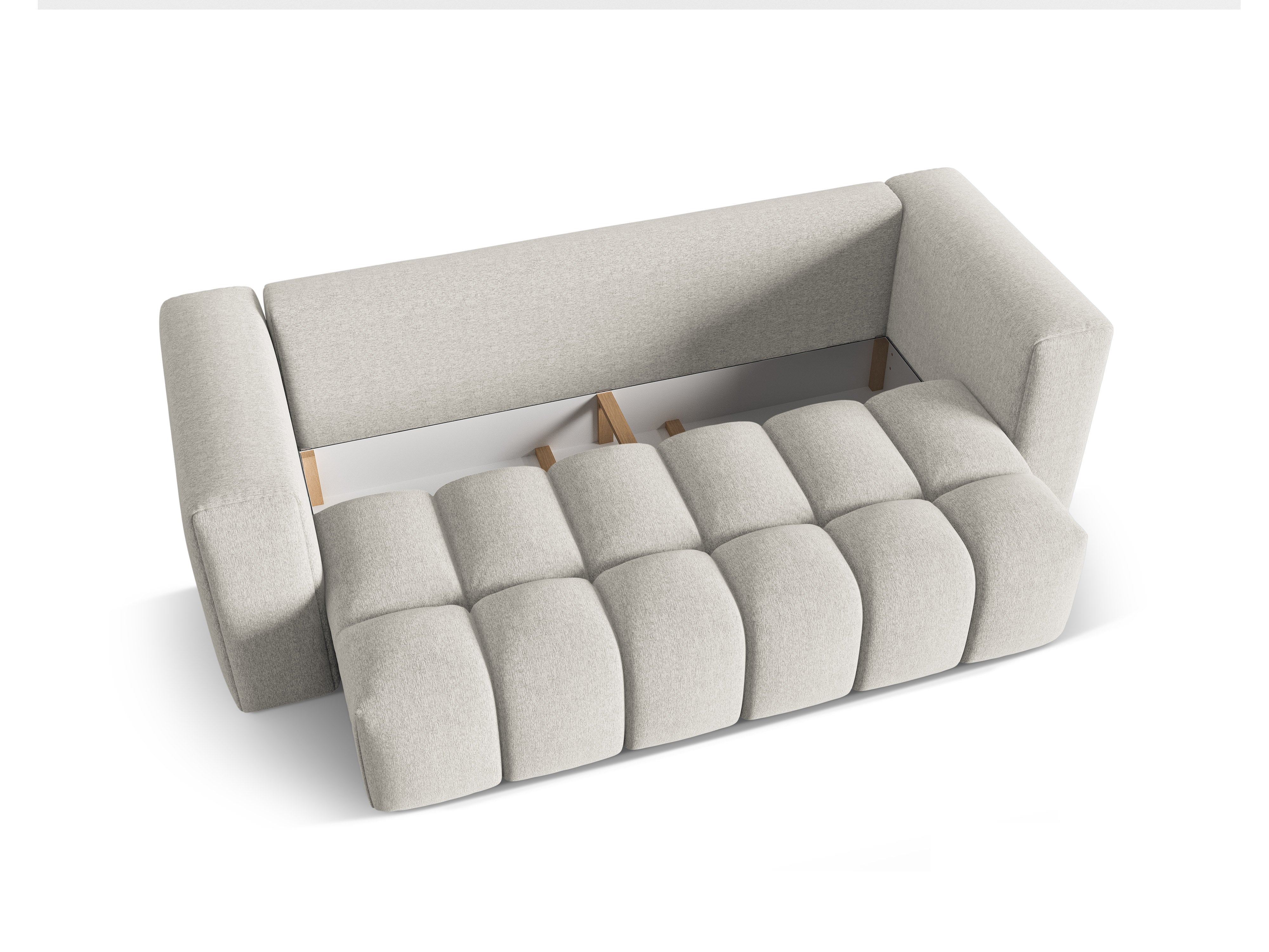3-Seater Sofa with Sleeping Function VERONA Beige