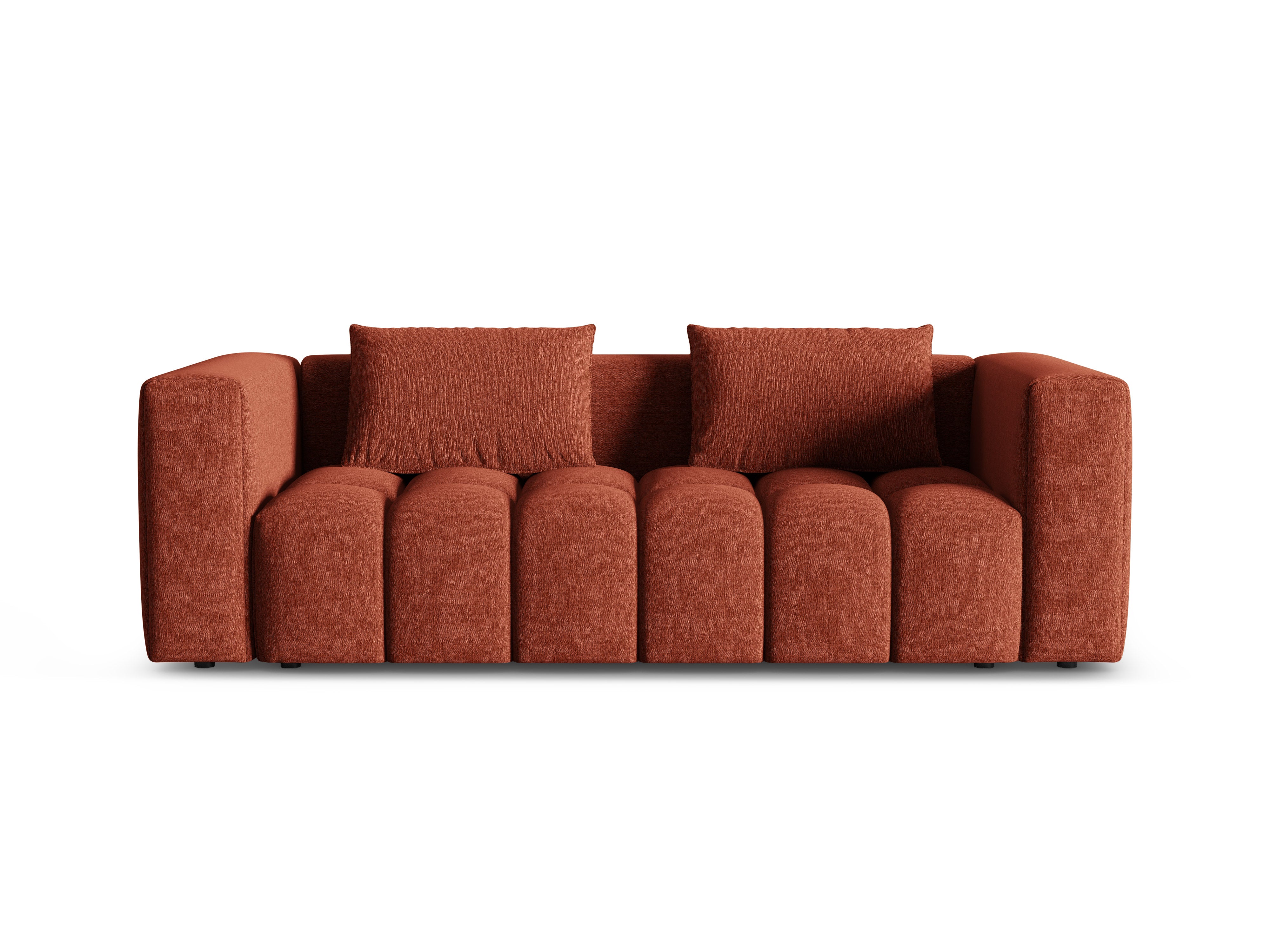 3-Seater Sofa with Sleeping Function VERONA Coral