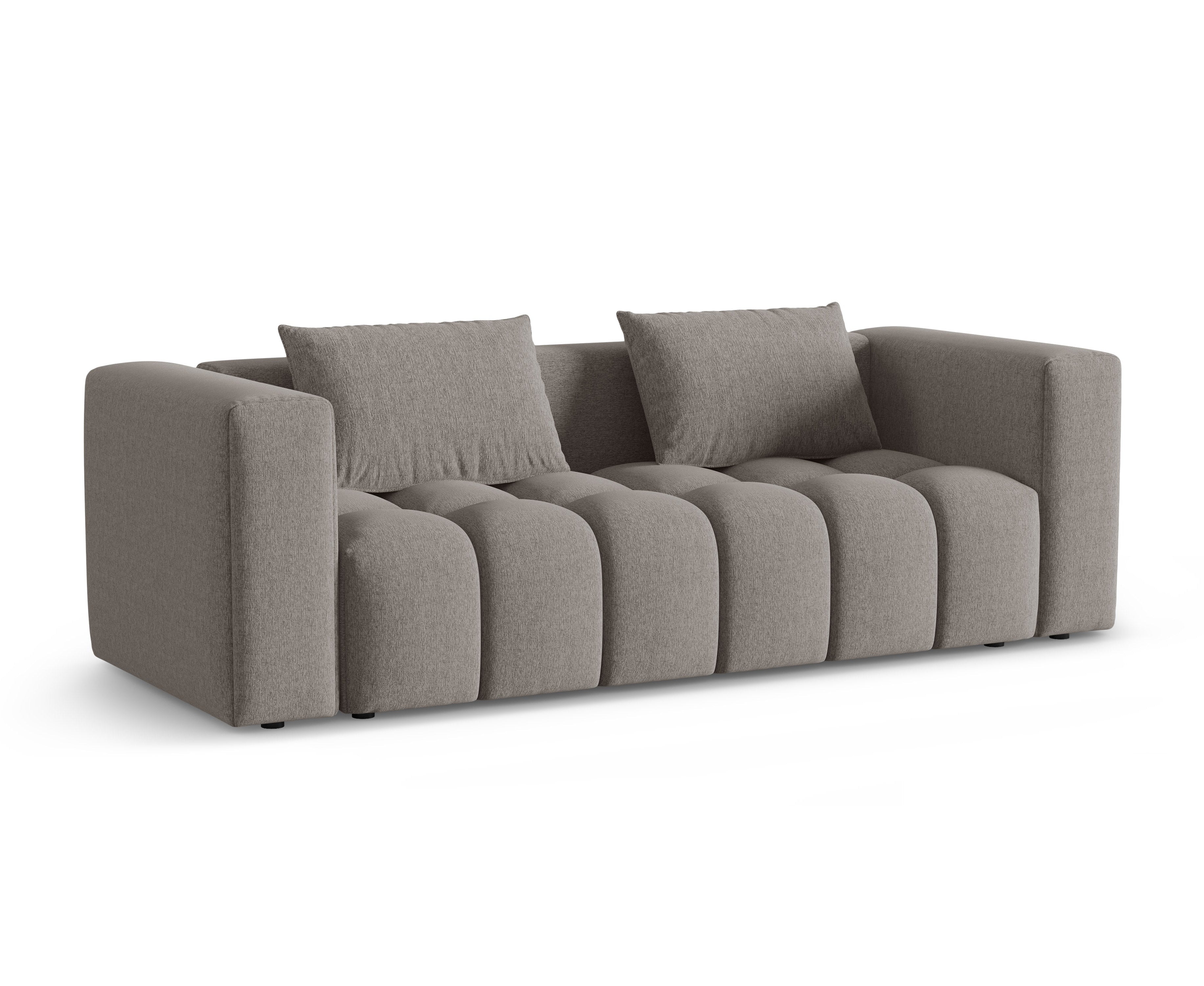 3-Seater Sofa with Sleeping Function VERONA Warm Gray