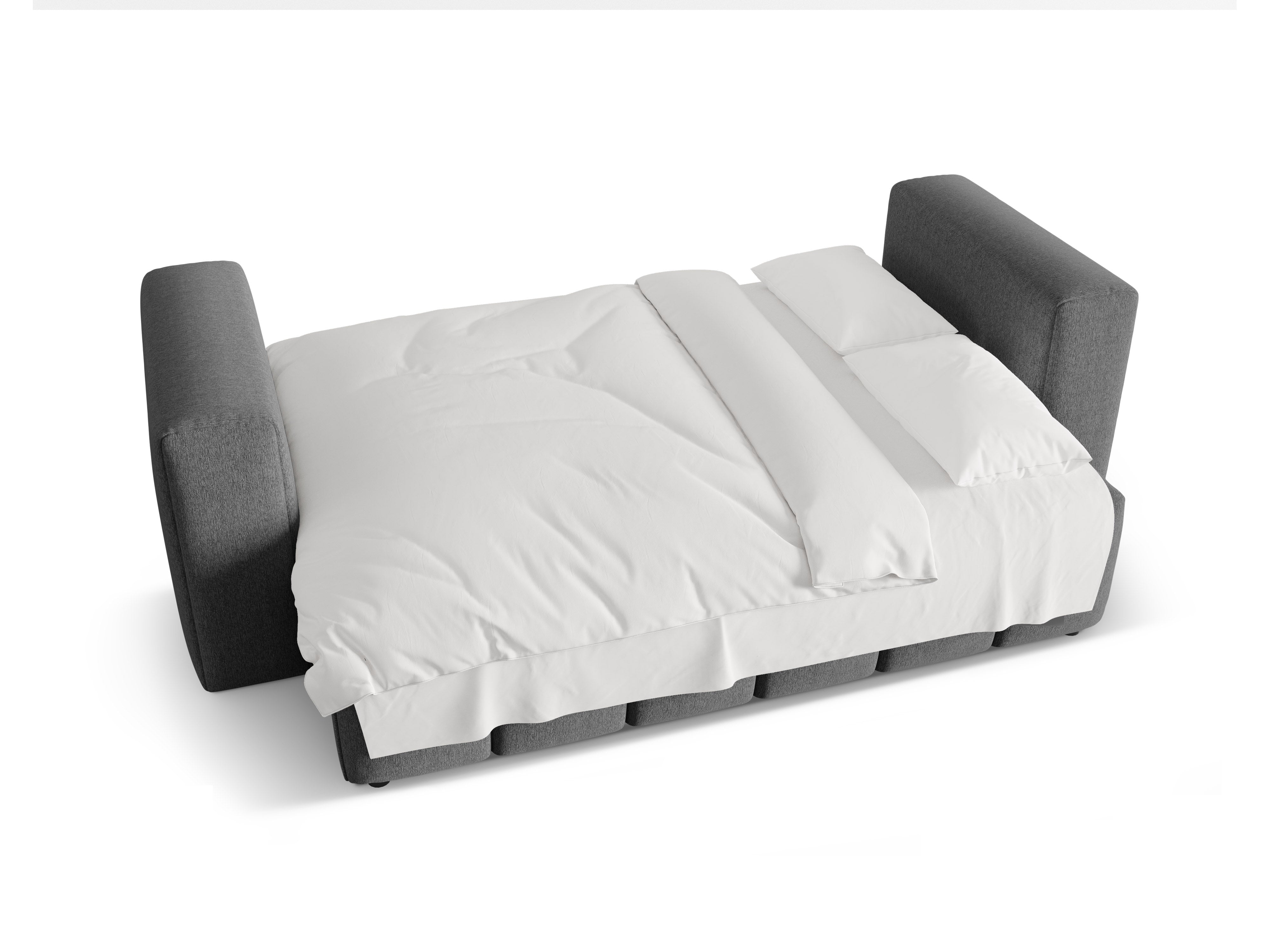 3-Seater Sofa with Sleeping Function VERONA Gray