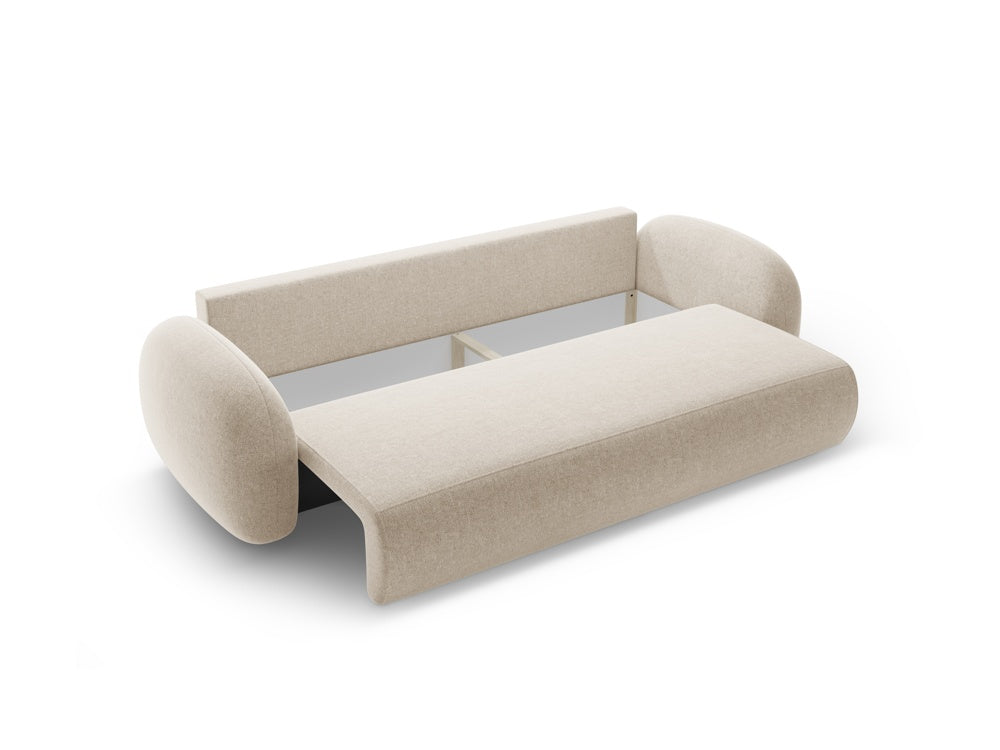 Sofa mit Schlaffunktion 3-sitzig TONALE sandfarben