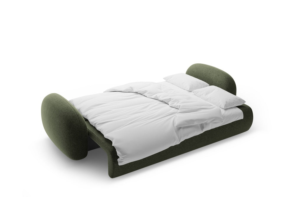 Sofa with sleeping function 3-seater TONALE green