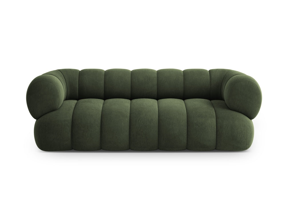 3-seater velvet sofa KOGE green