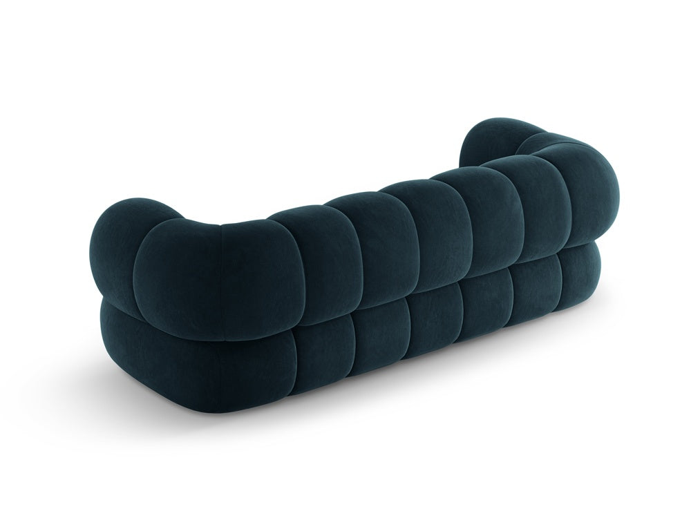 3-seater velvet sofa KOGE petrol