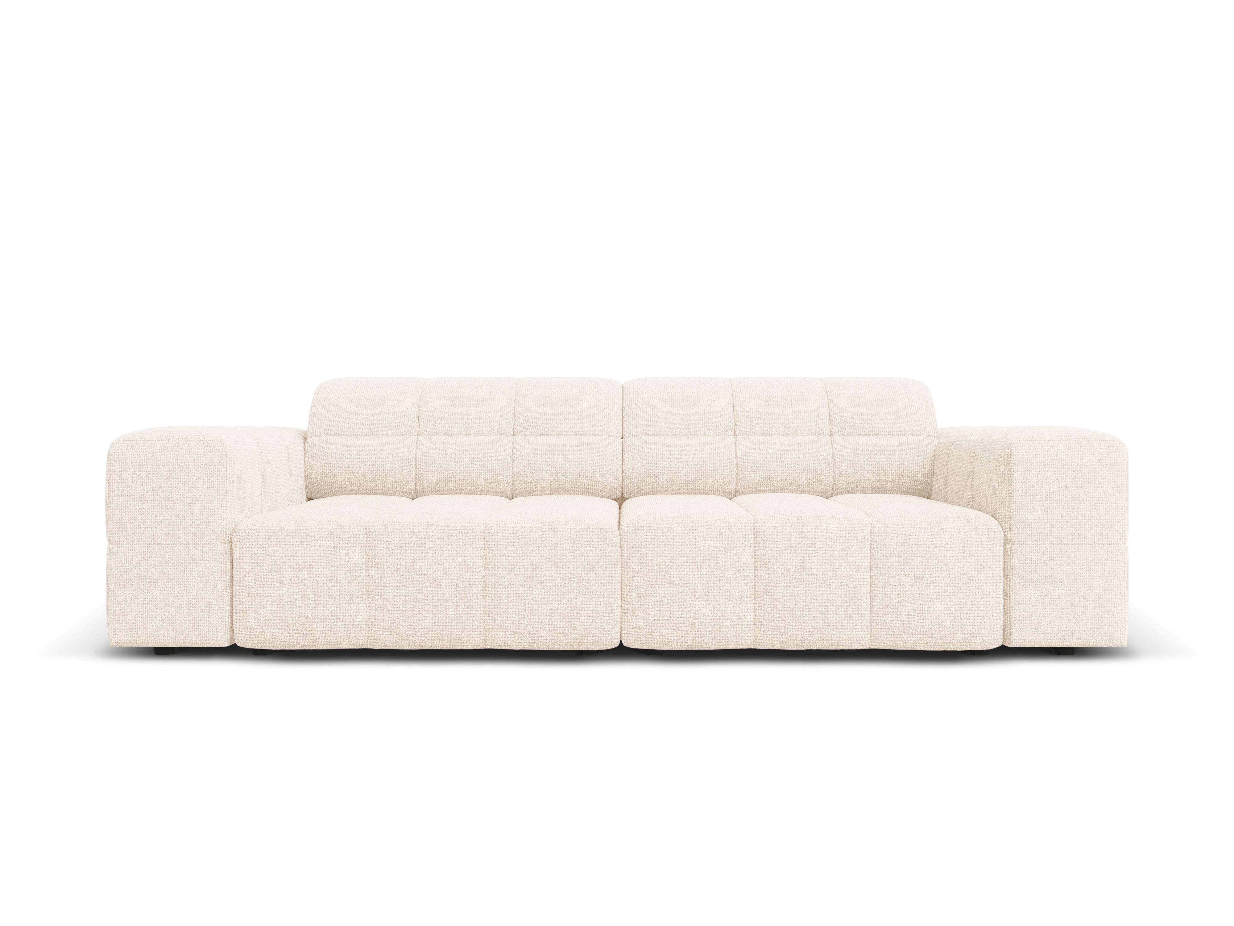 Sofa 3-osobowa CHICAGO jasnobeżowy szenil – Cosmopolitan Design