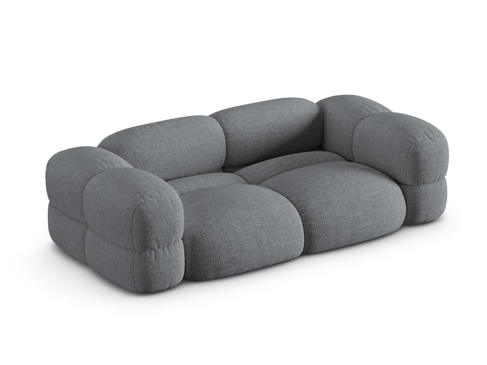 3-seater Sofa LORETTO gray-blue