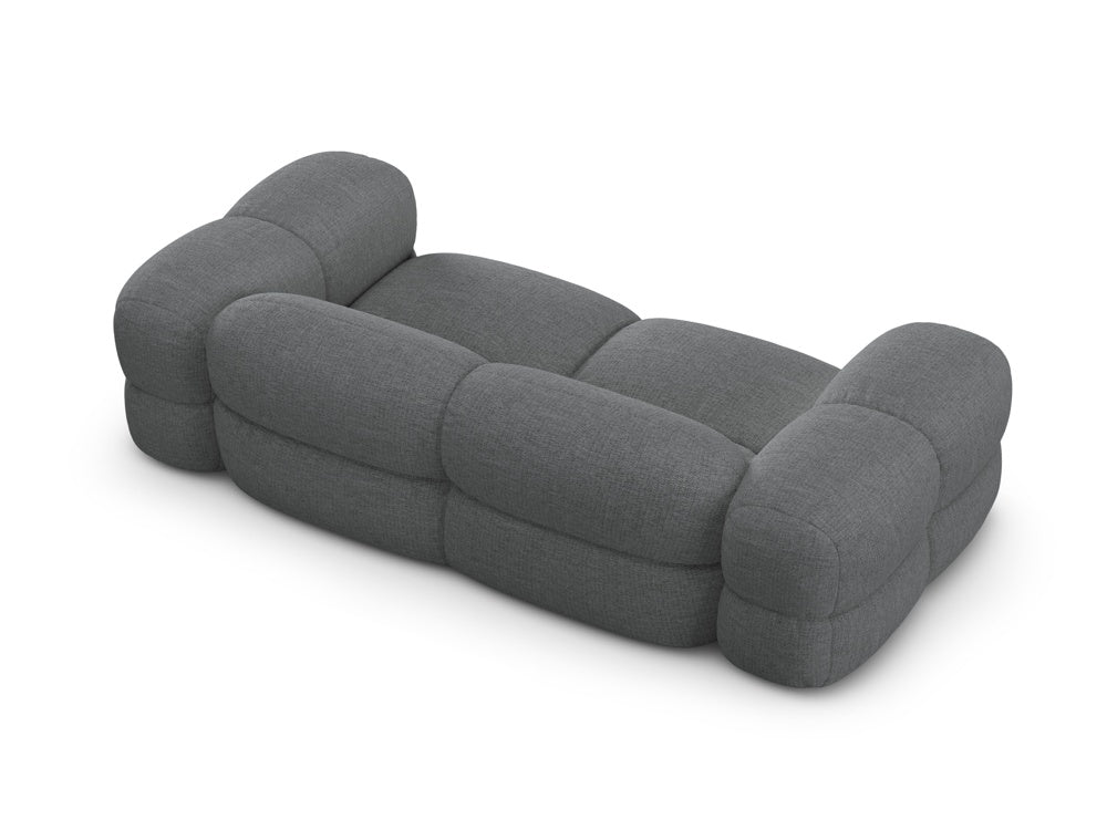 3-seater Sofa LORETTO gray-blue
