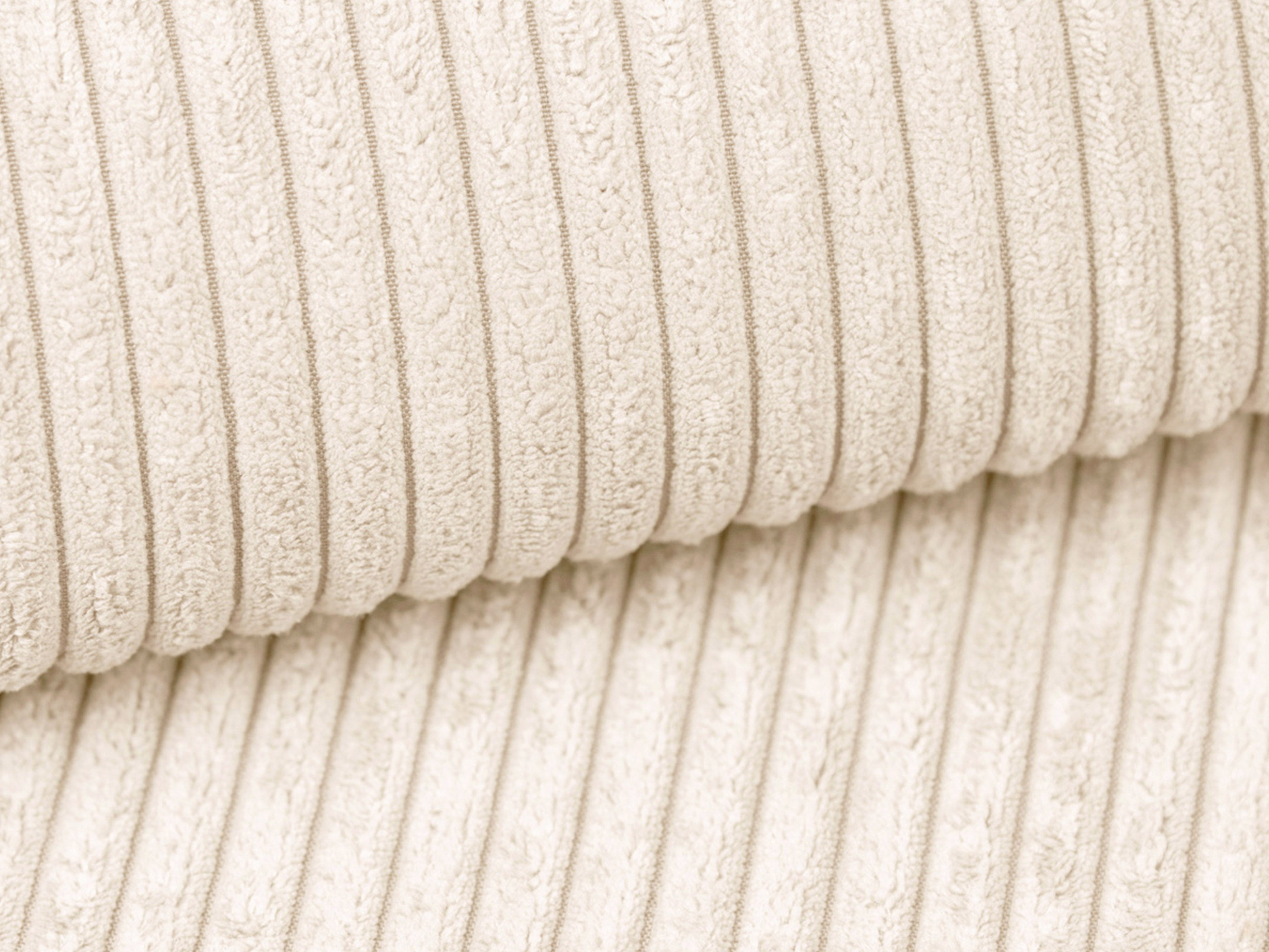 Sofa 3-sitzig CAMPI creme Cord