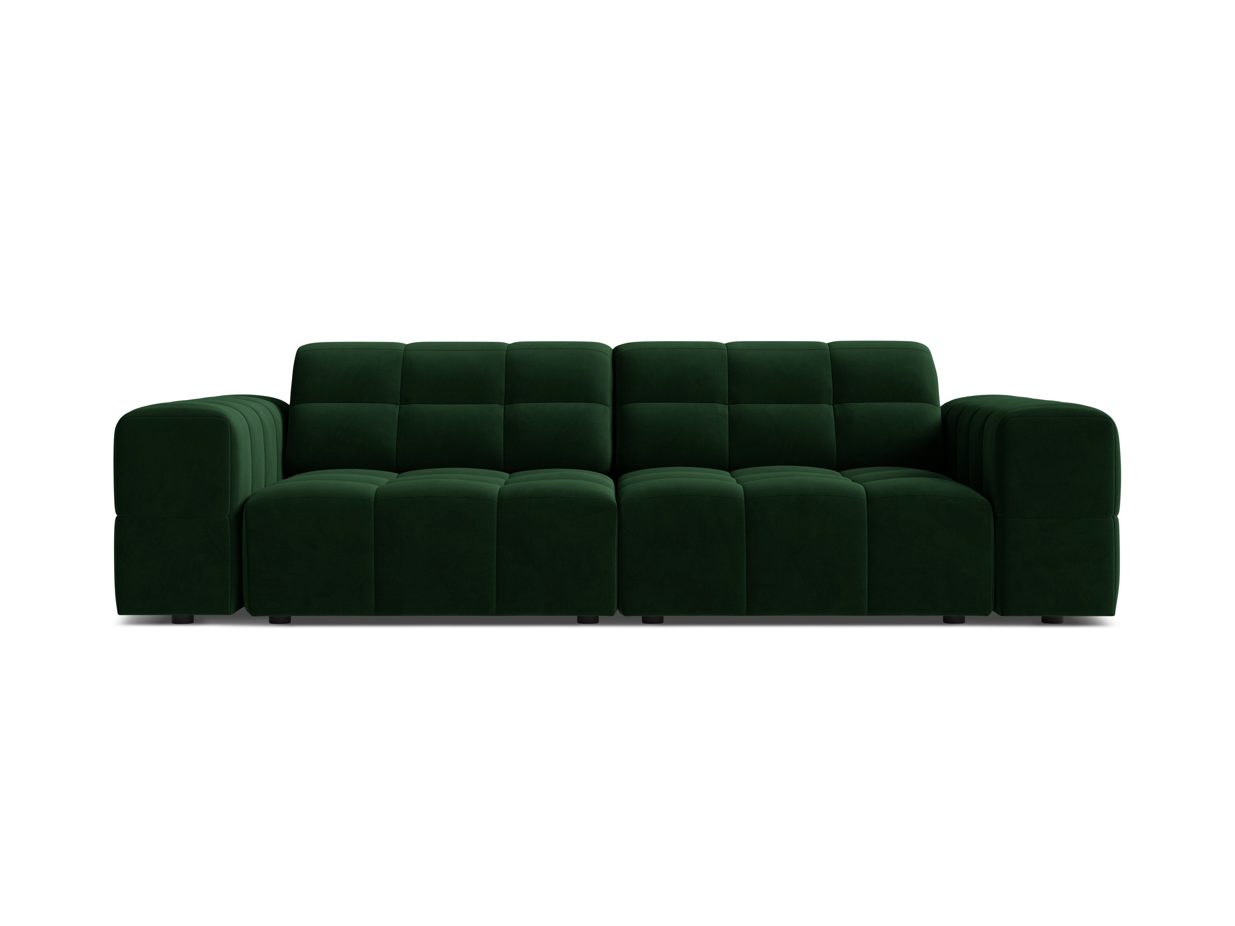 Chicago 3-seater velvet sofa