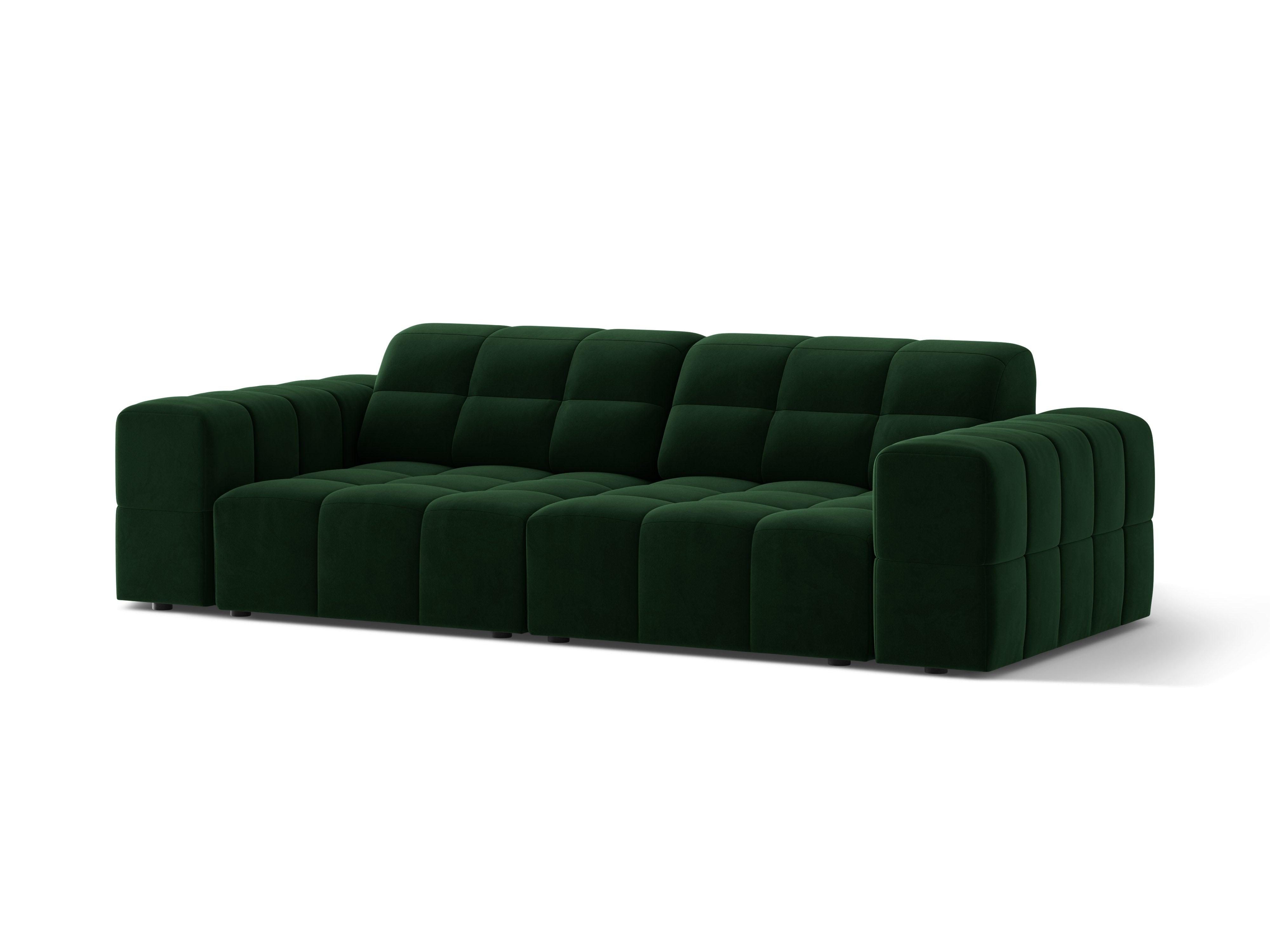 Chicago 3-seater velvet sofa