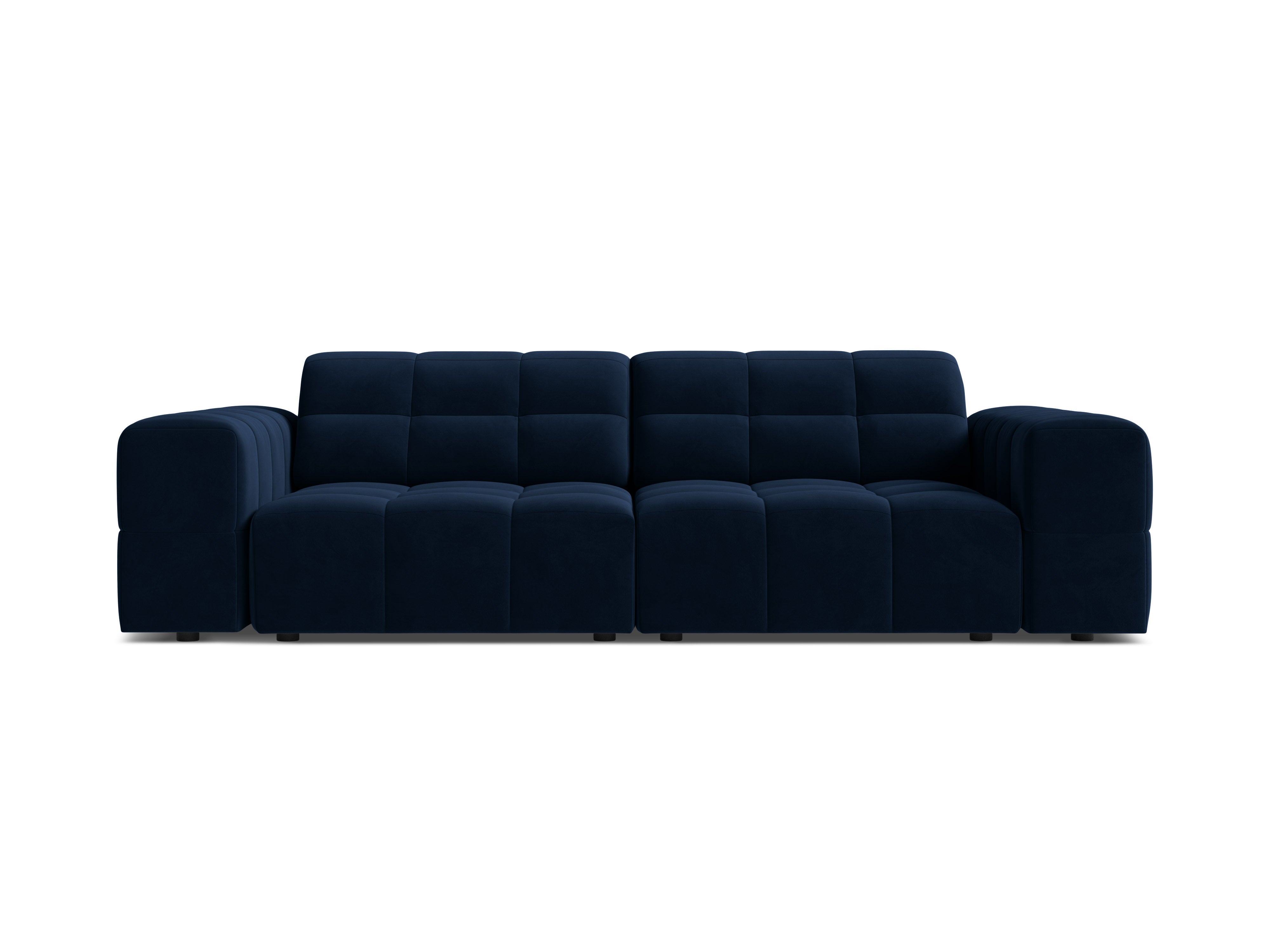 3-seater velvet sofa Chicago Royal Pomegranate