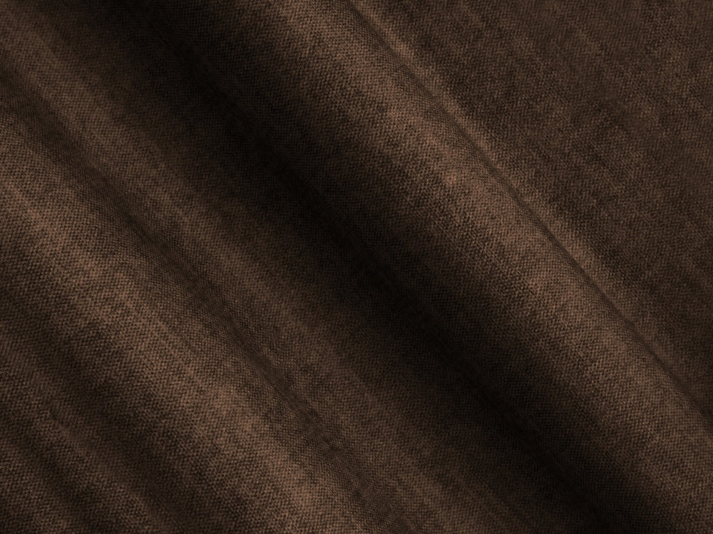 4-seater velvet sofa LORETTO chocolate