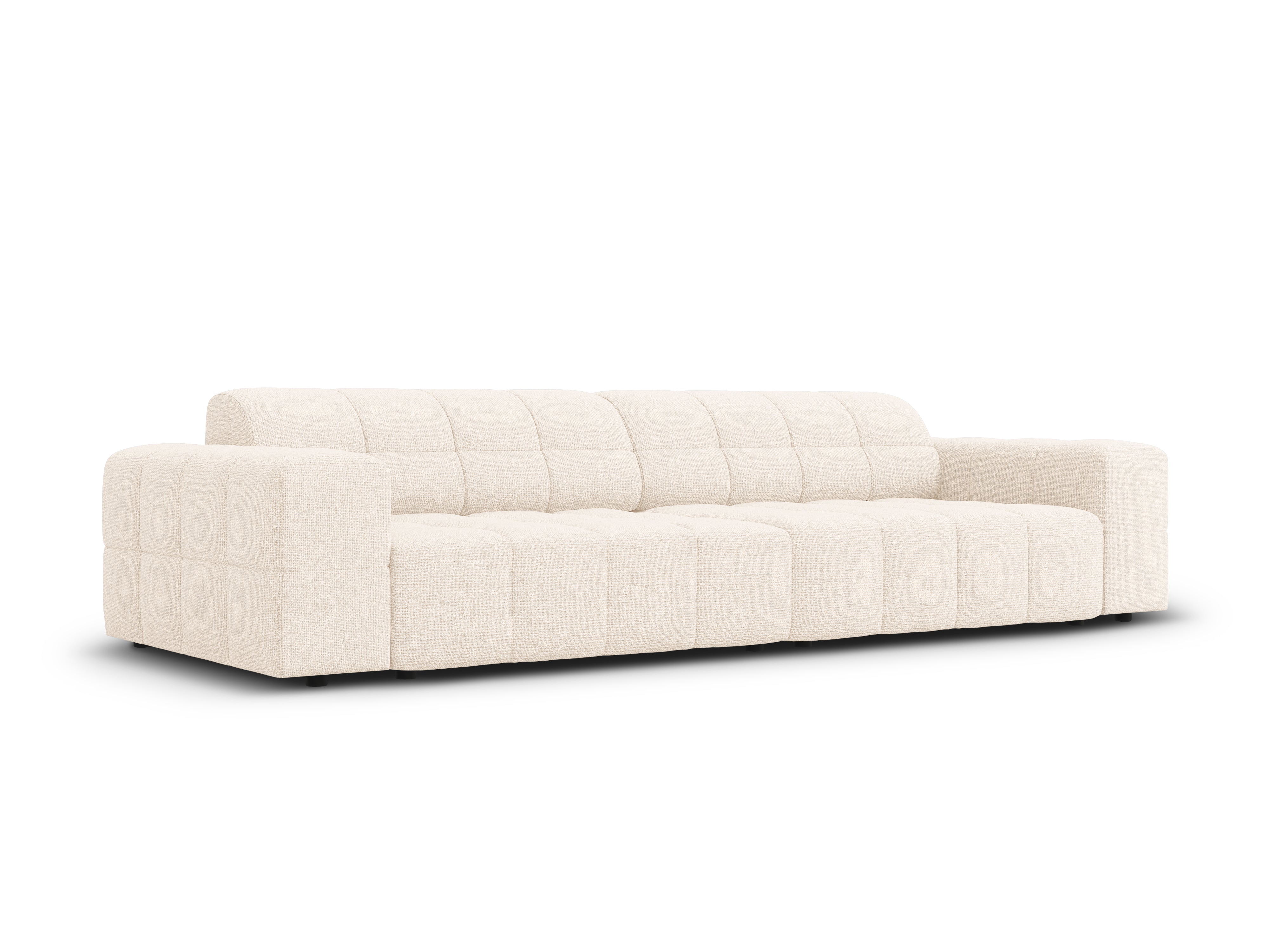 Kanapa 4-osobowa CHICAGO jasnobeżowy szenil – Cosmopolitan Design