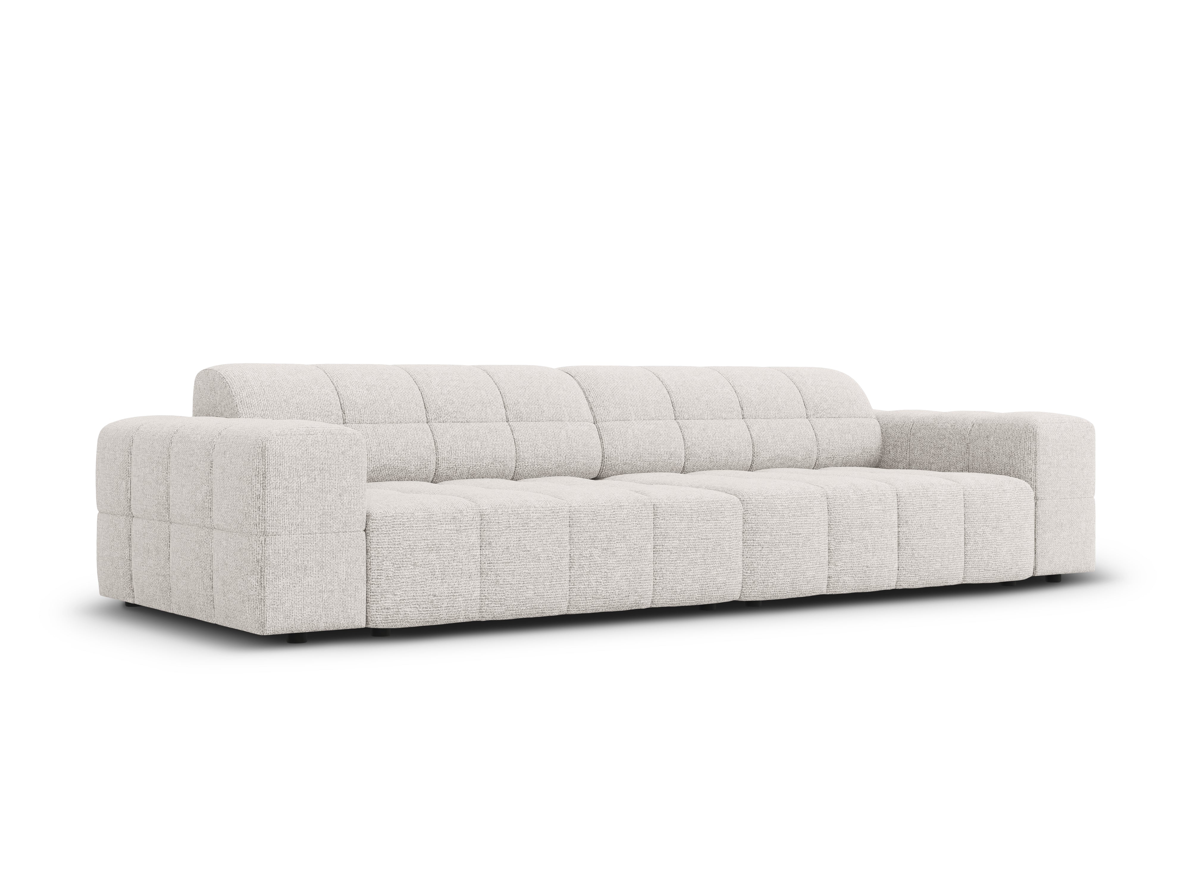 Kanapa 4-osobowa CHICAGO jasnoszary szenil – Cosmopolitan Design