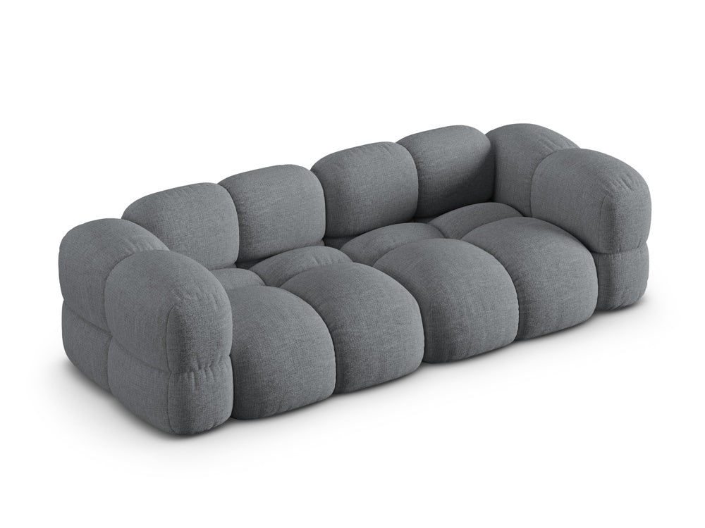 LORETTO 4-Seater Sofa in Gray-Blue