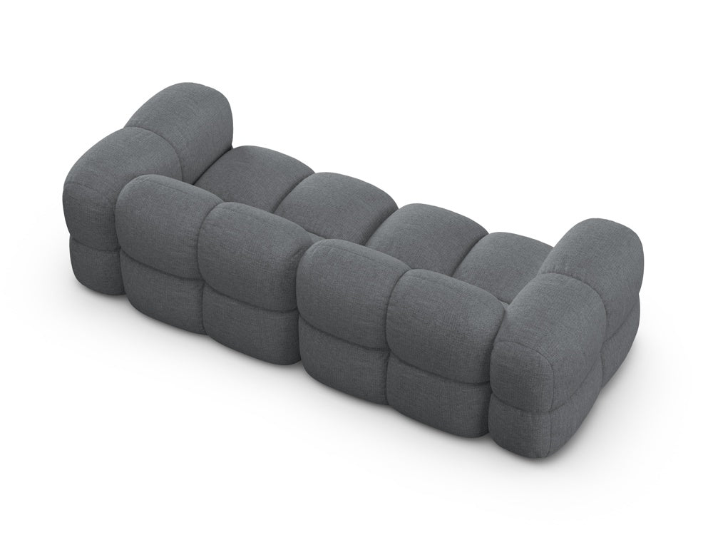 LORETTO 4-Seater Sofa in Gray-Blue