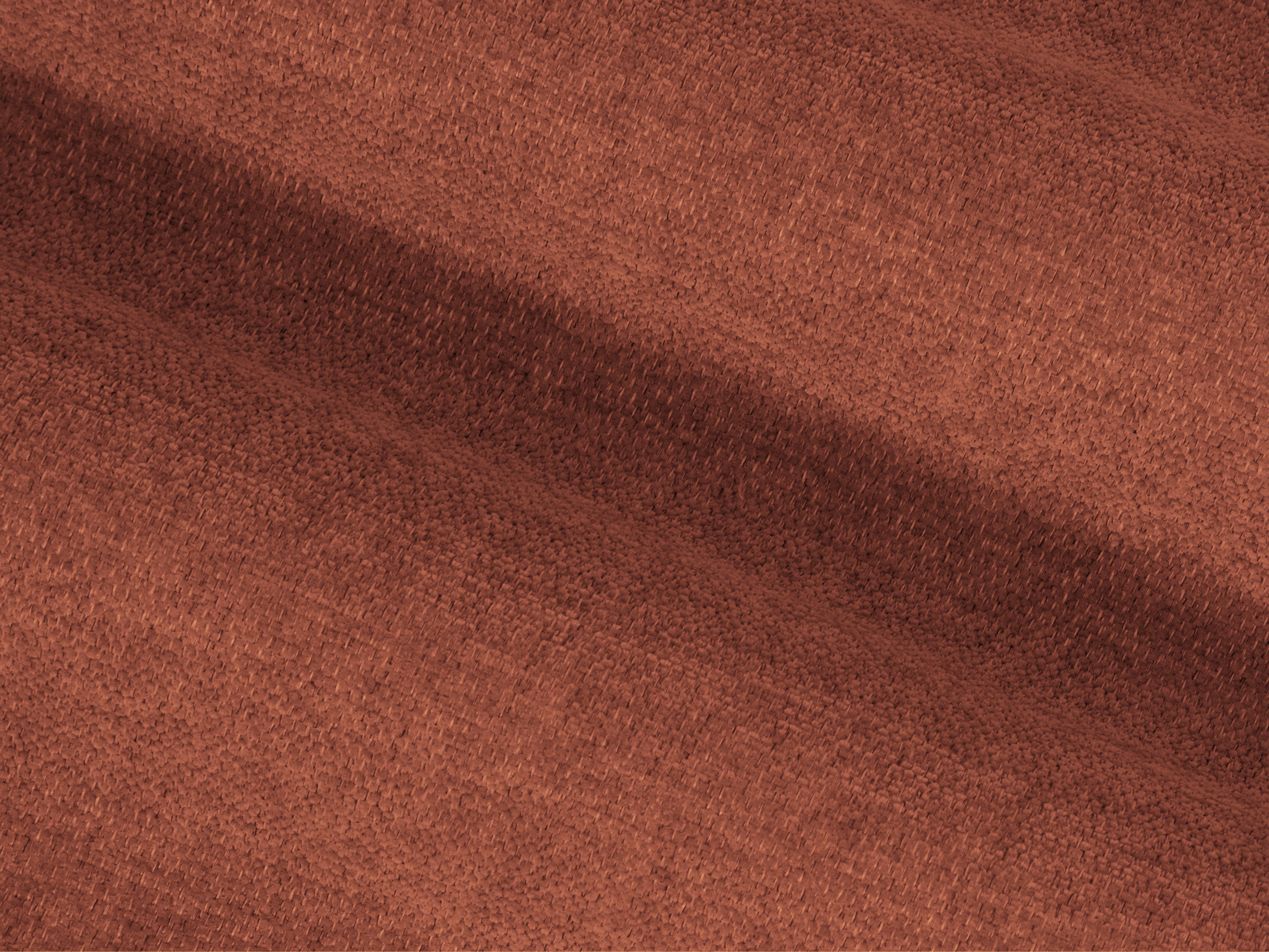 Sofa 4-sitzige STRINO korallfarbener Chenille