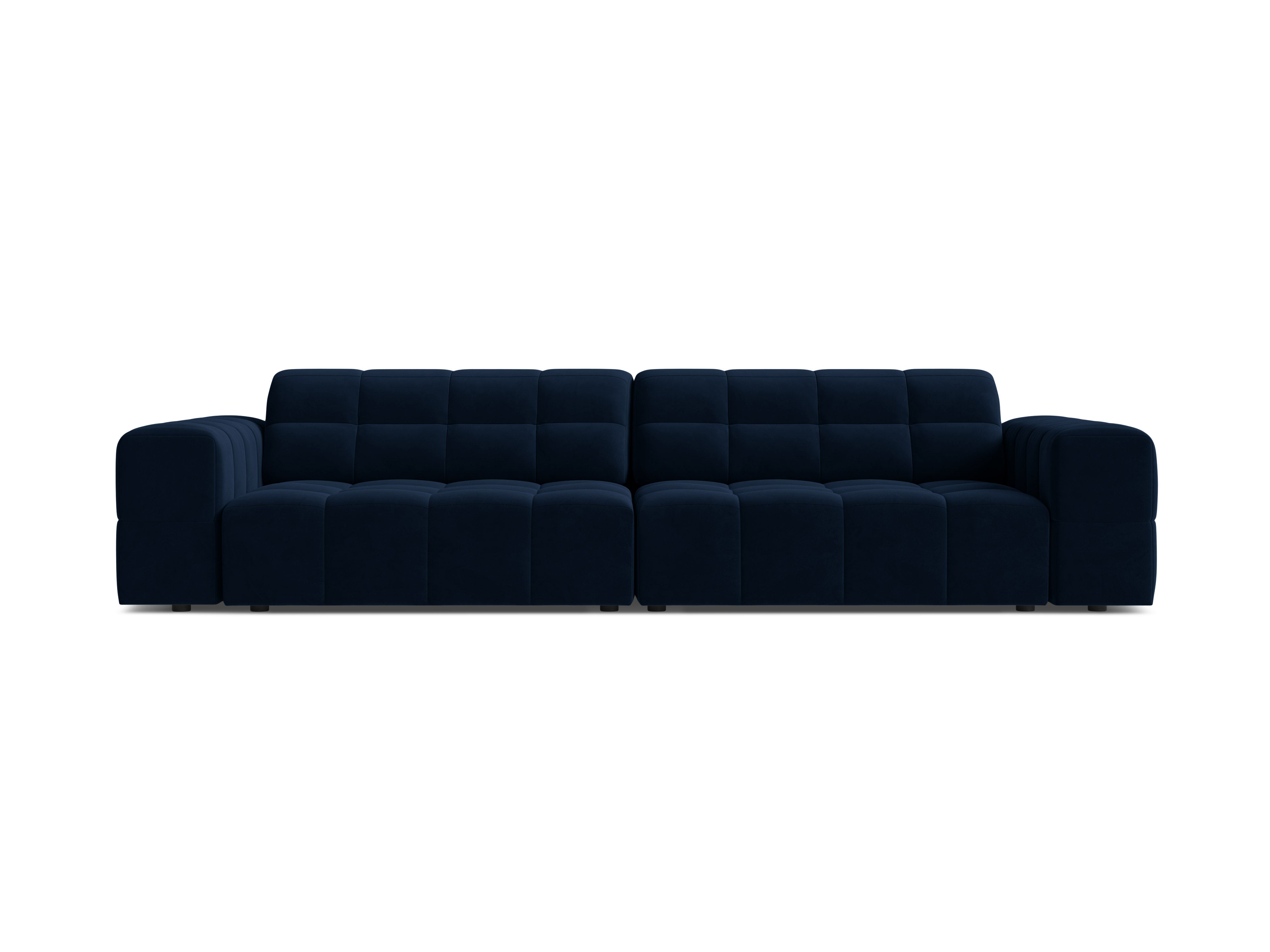 Velvet sofa 4-person Chicago Royal Pomegranate