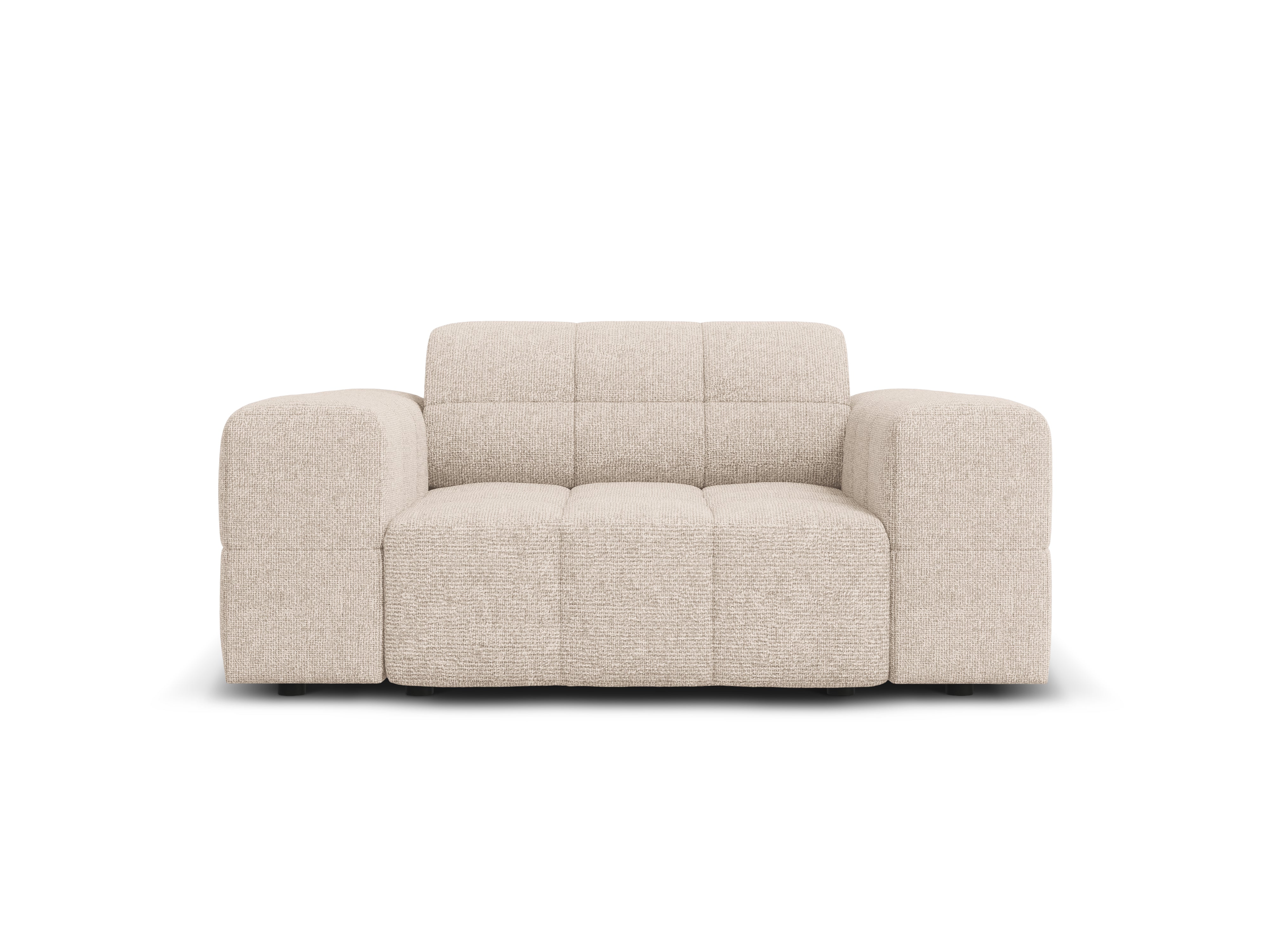Fotel CHICAGO beżowy szenil – Cosmopolitan Design