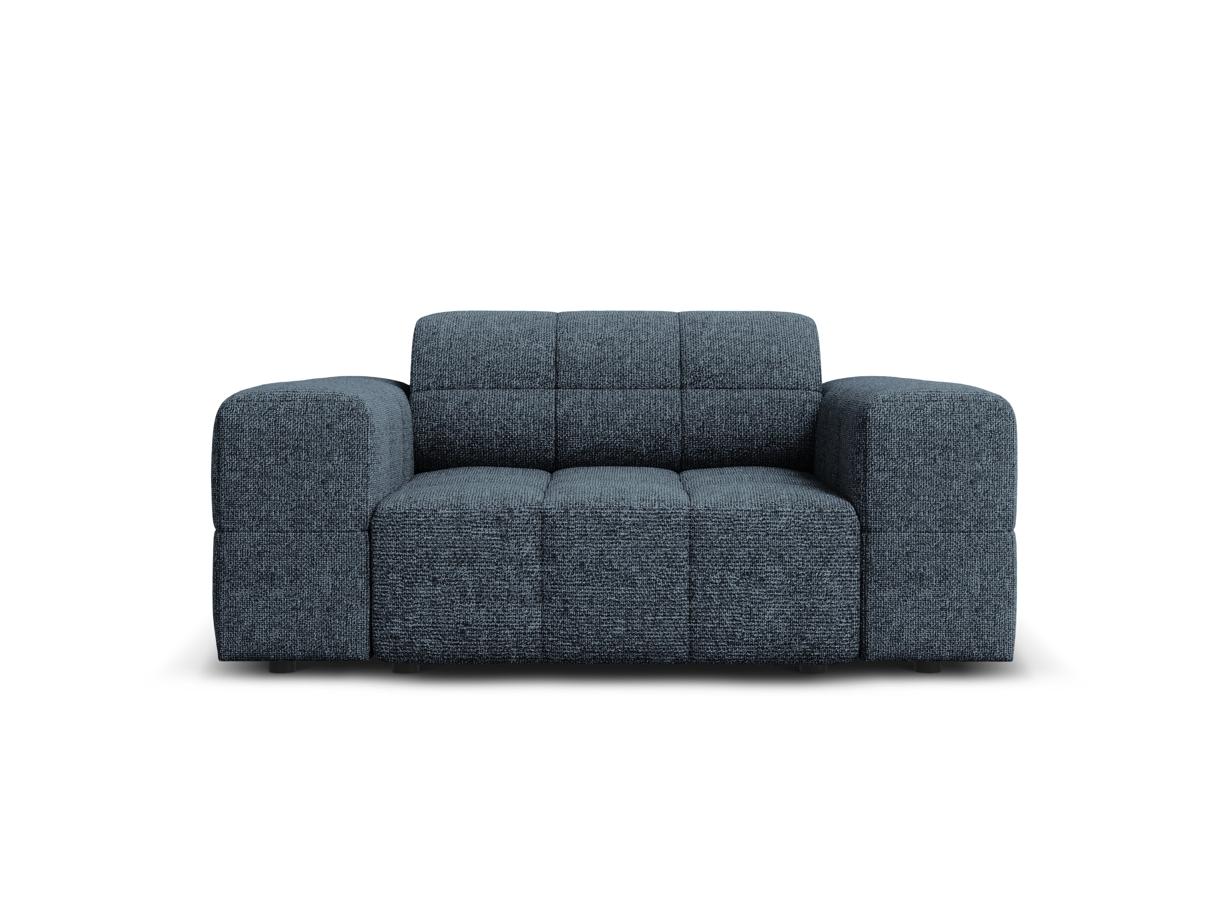 Fotel CHICAGO niebieski szenil – Cosmopolitan Design