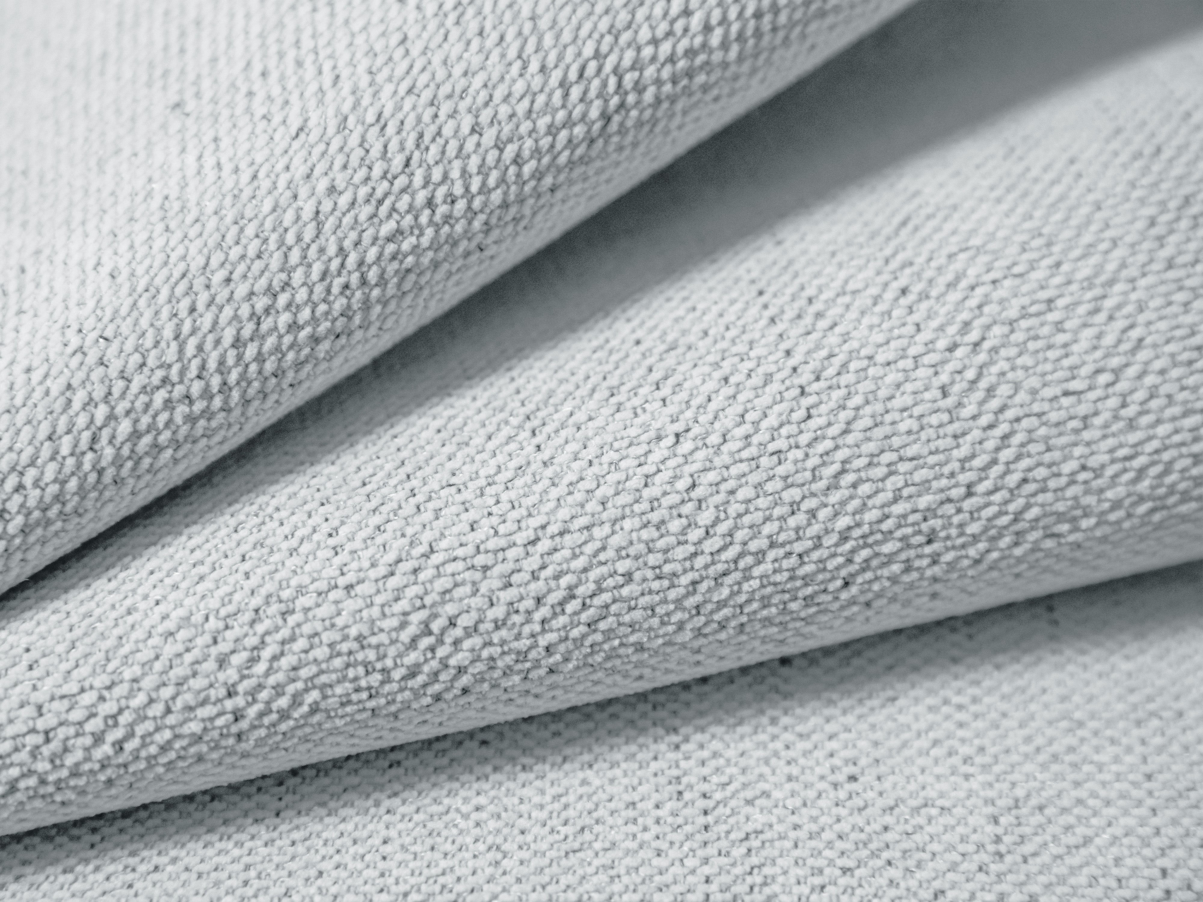 Bett CAMPI hellgrau Chenille