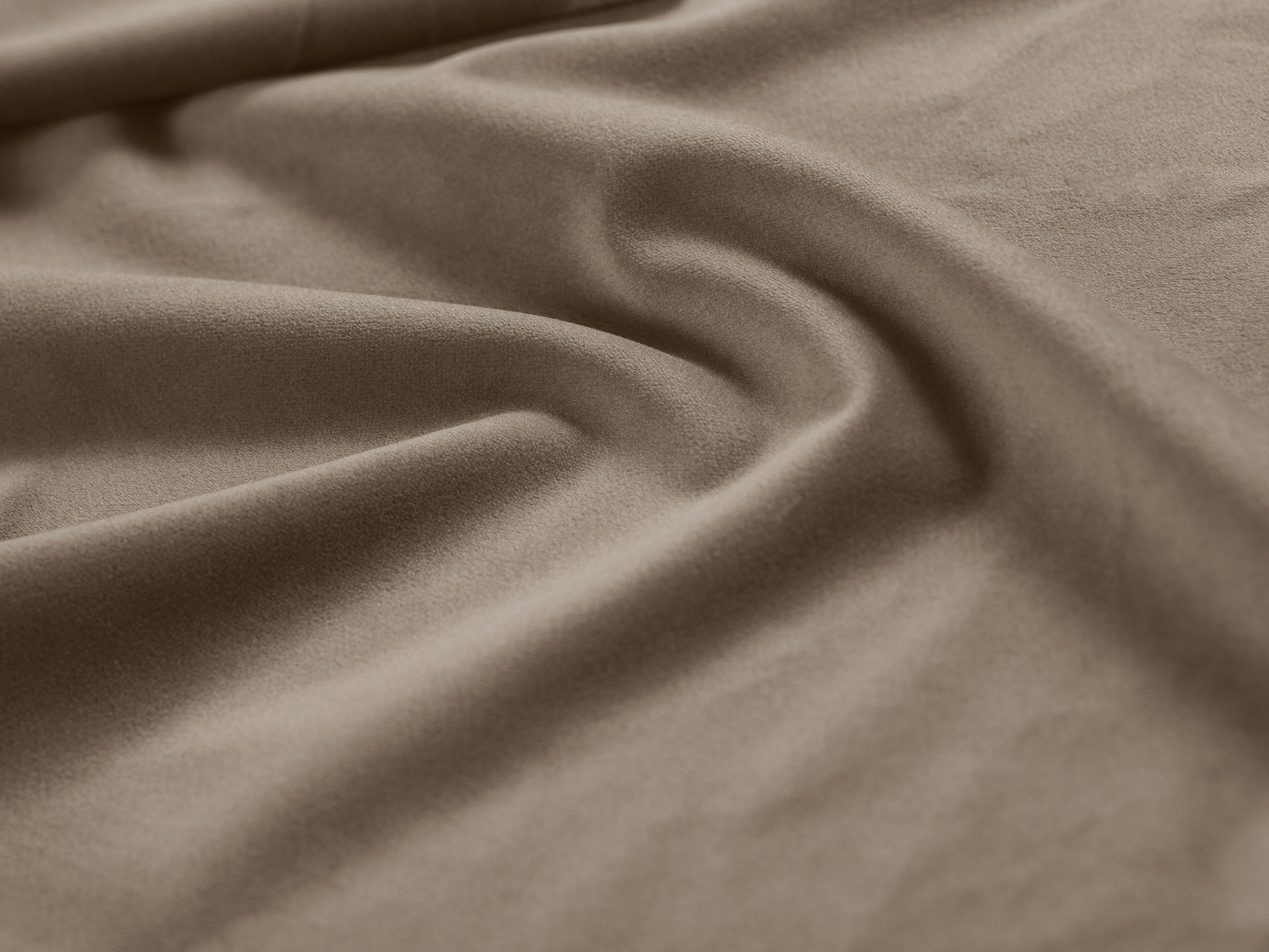 Samtbett CAMPI cappuccino