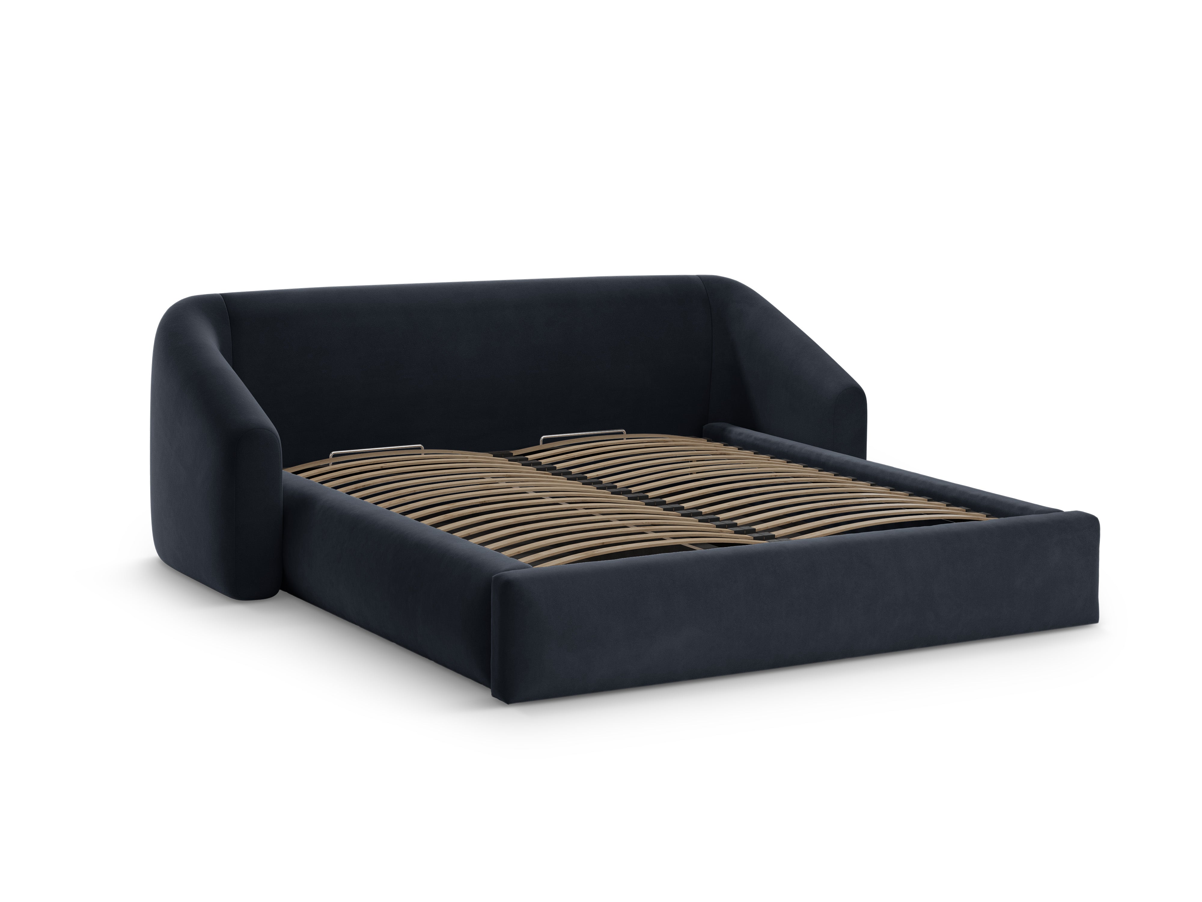 Samt Bett CAMPI marineblau