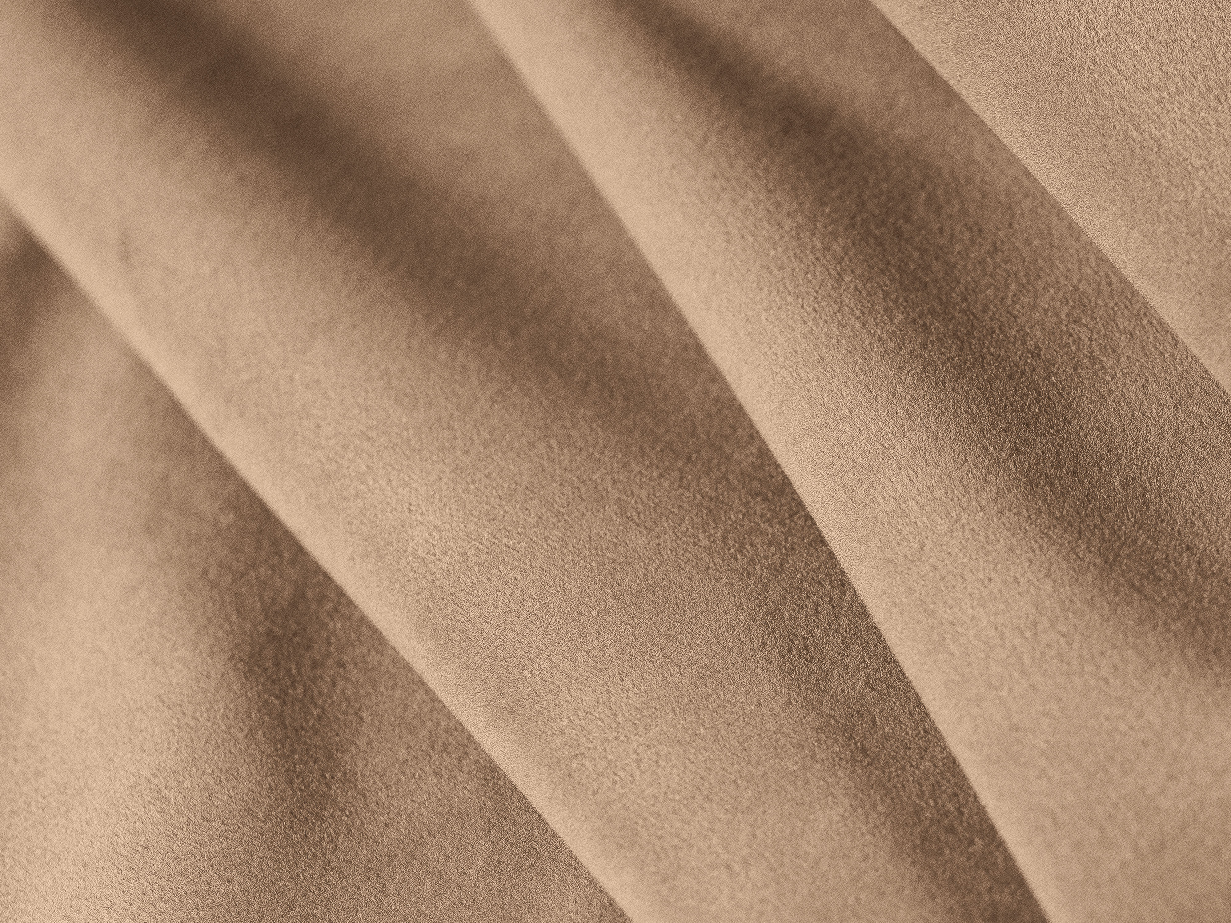 Universeller Samt-Ecksofa mit Schlaf-Funktion für 4 Personen TONALE beige