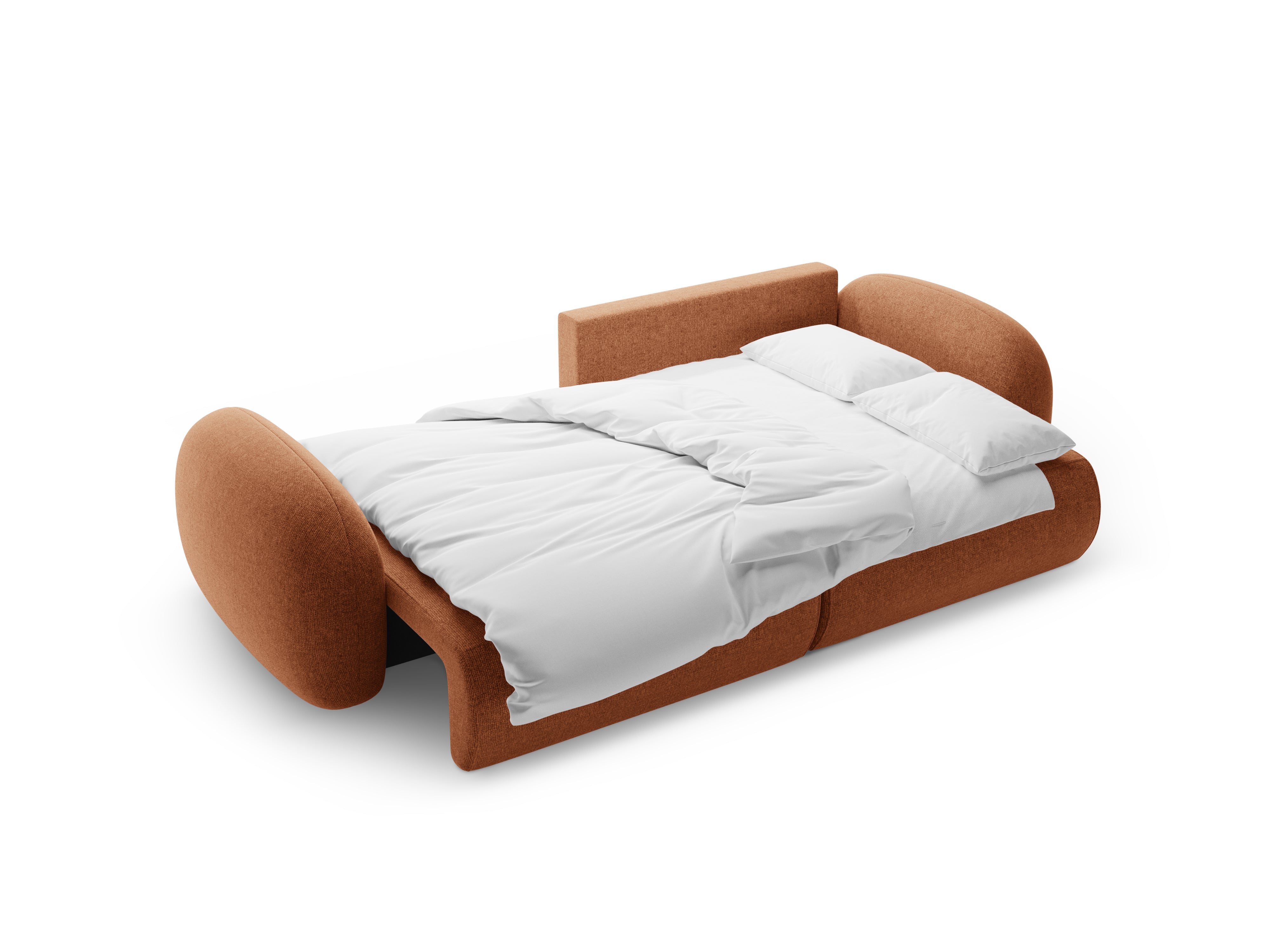 Universal corner sofa with sleeping function for 4 people TONALE brick