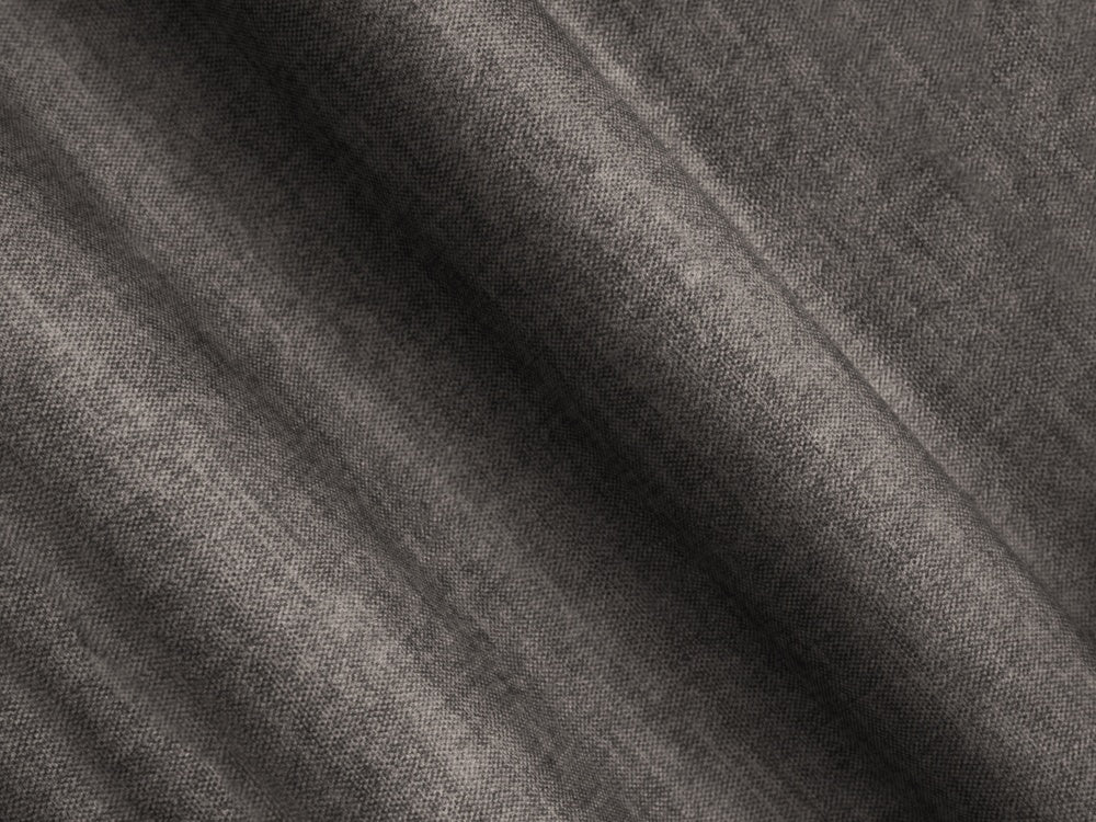 Symmetrische Samt-Eckcouch LORETTO grau