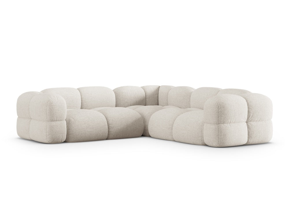 Symmetrische Eckbank LORETTO hellbeige