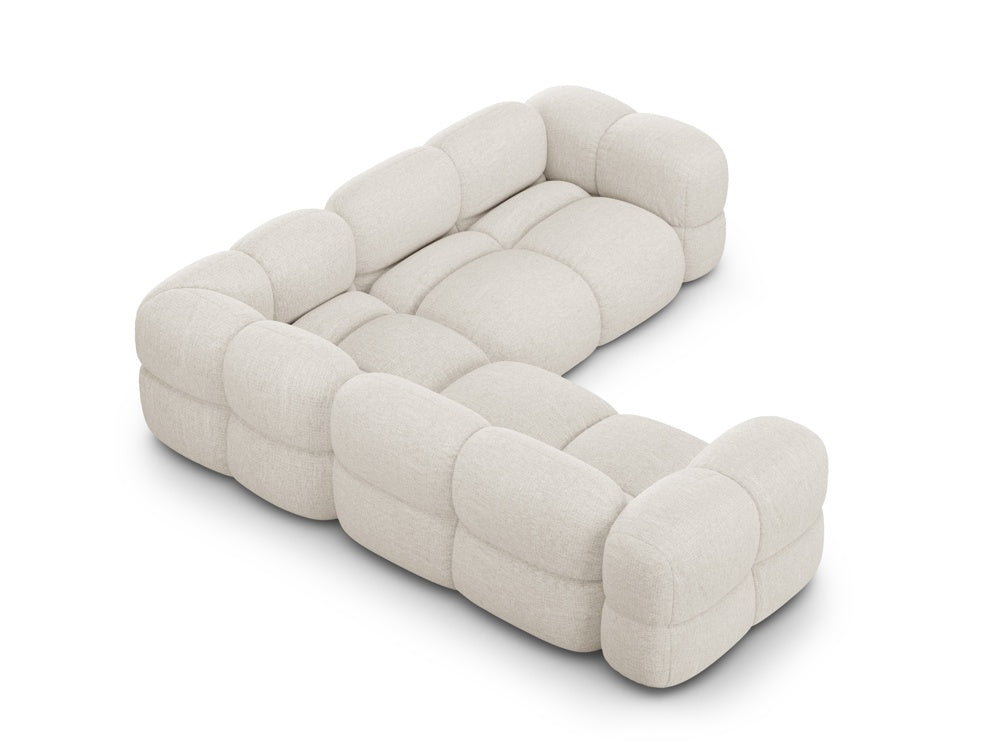 Symmetrische Eckbank LORETTO hellbeige