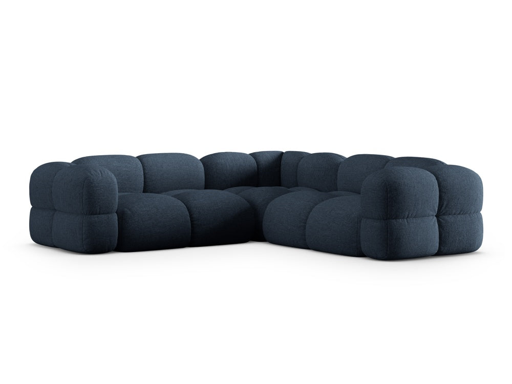 Symmetrische Eckcouch LORETTO blau