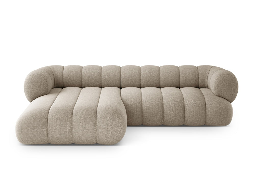 5-seater left-facing corner sofa KOGE sand