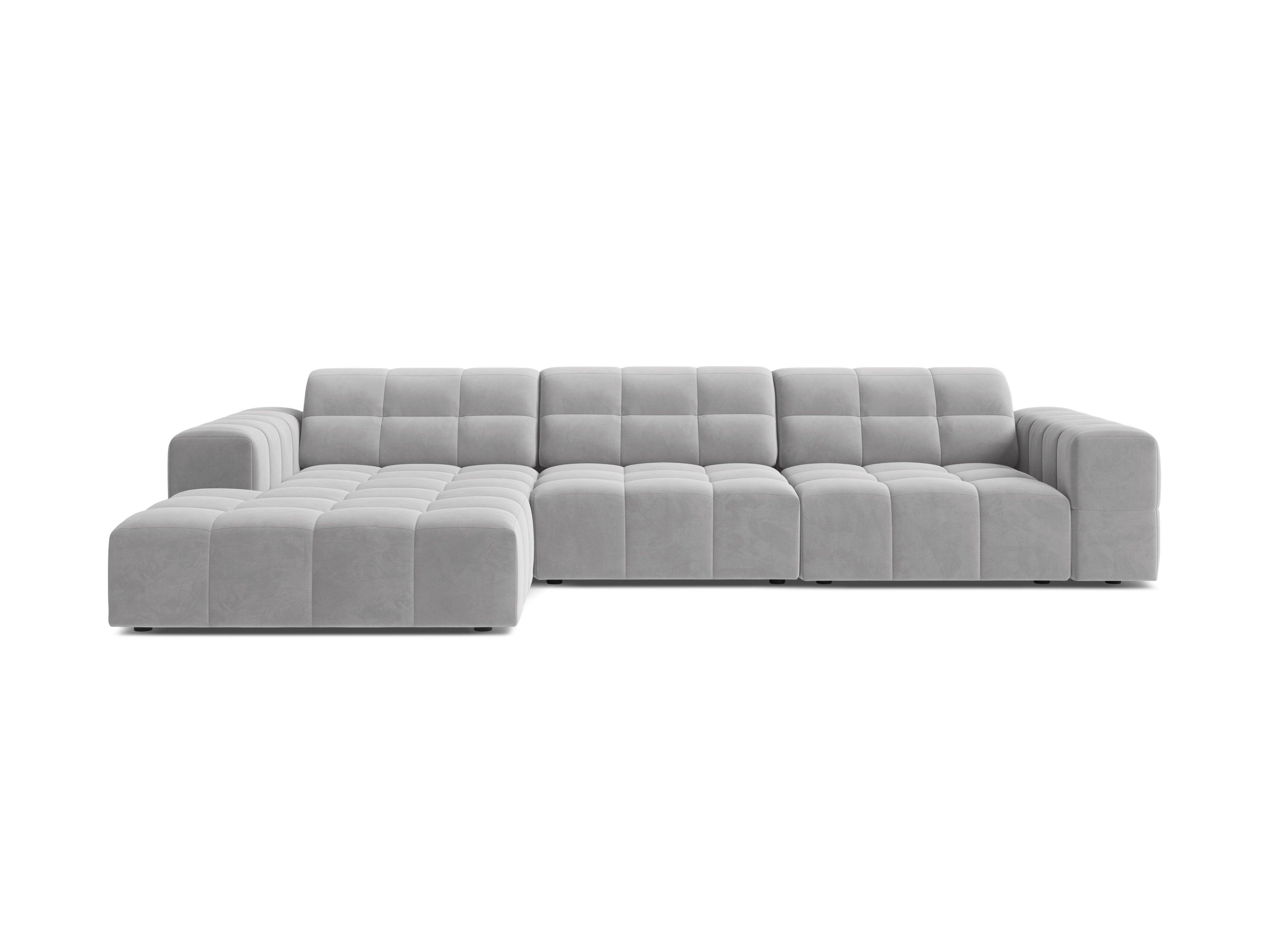 Left-handed left-handed 4-seater chicago light gray