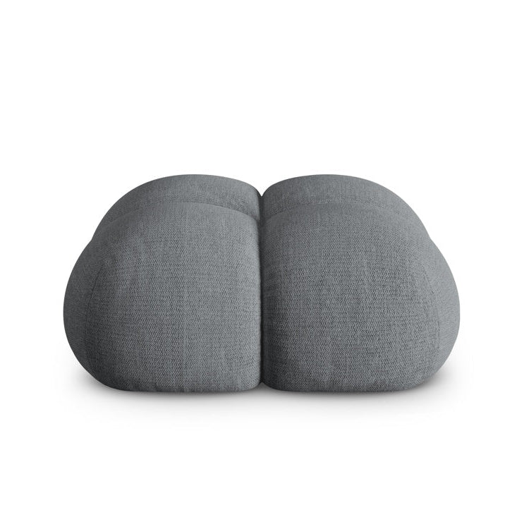 LORETTO Pouf in Gray-Blue