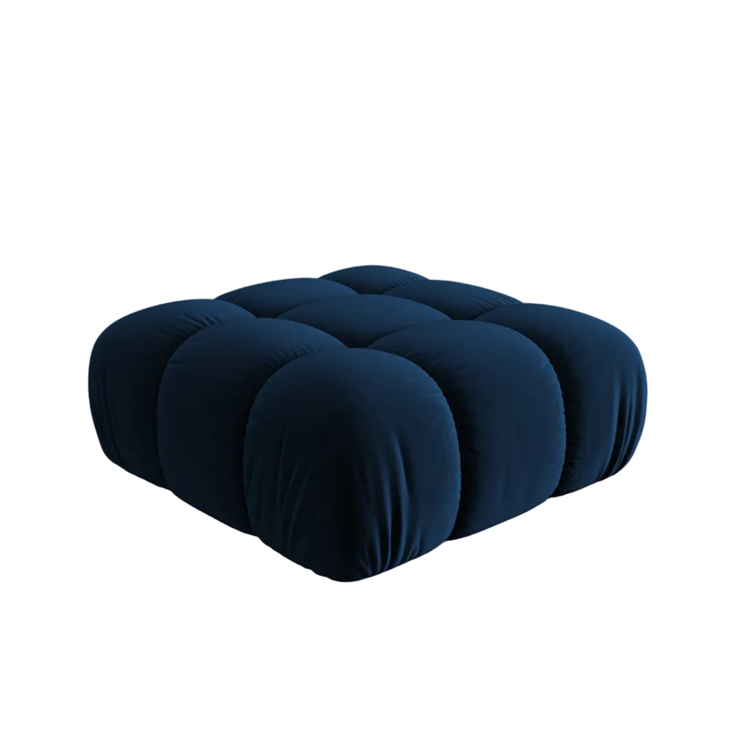 CORTINA Velvet Pouf Royal Blue