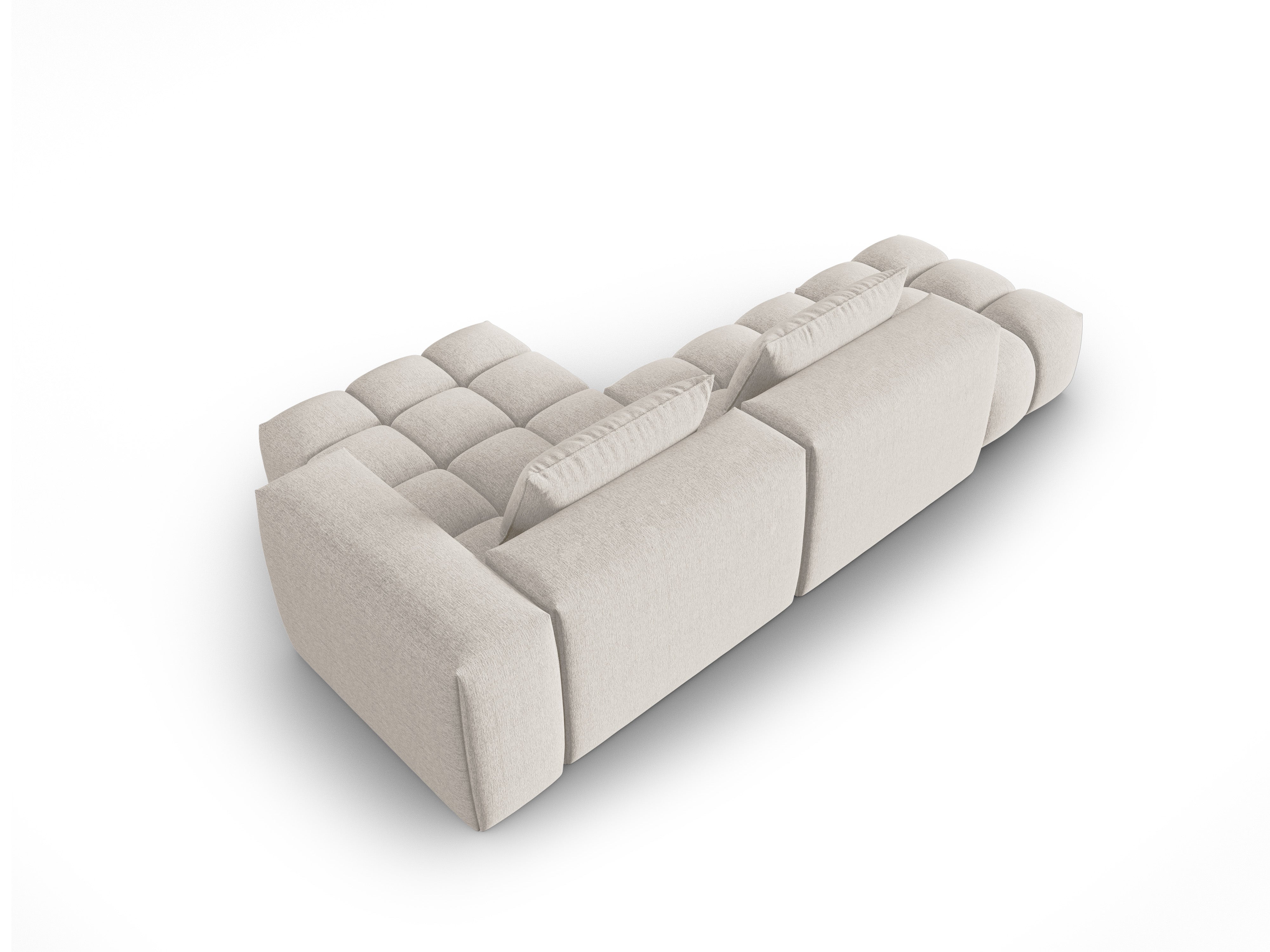 VERONA open right-facing 4-seater corner sofa beige