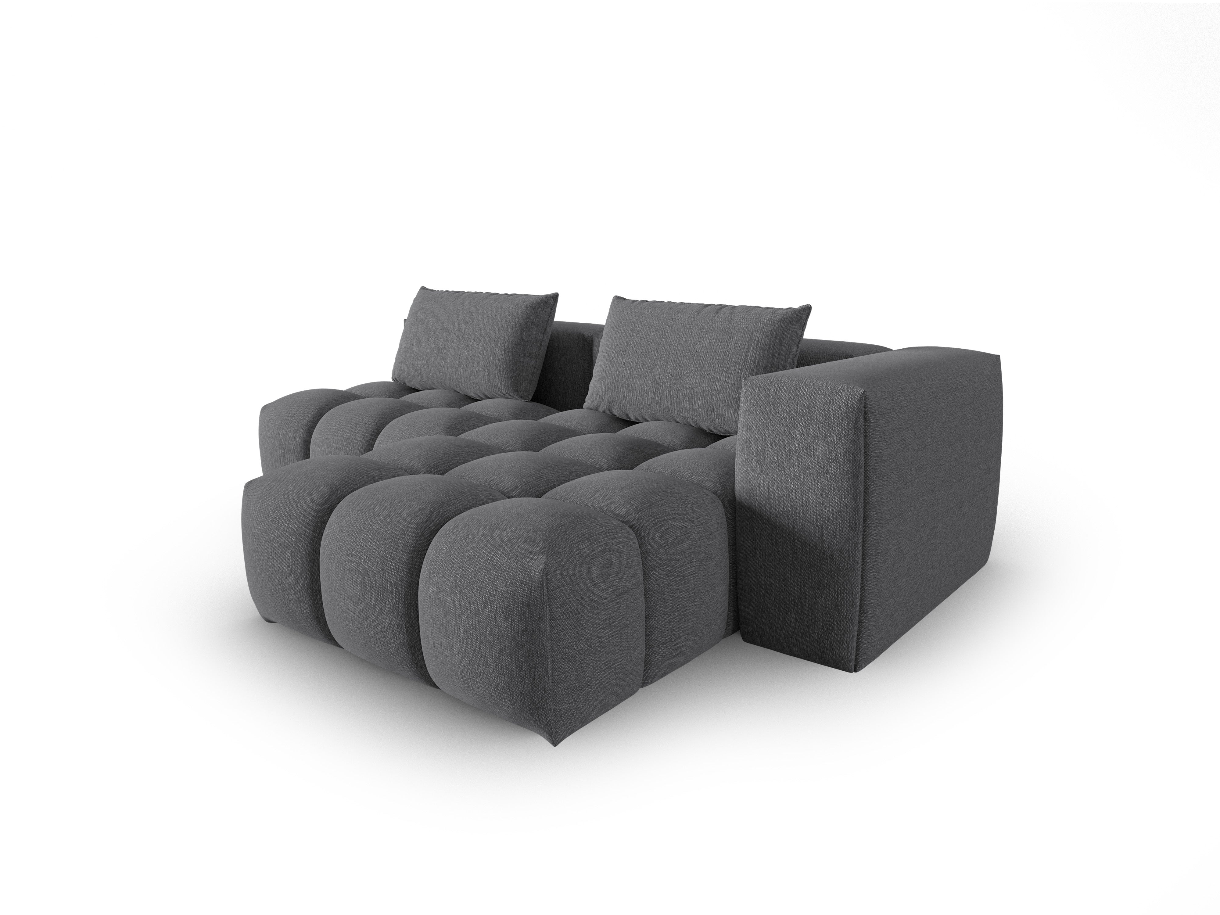 Right-facing open 3-seater corner sofa VERONA gray