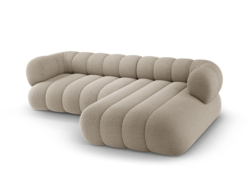 5-seater right-facing corner sofa KOGE sand