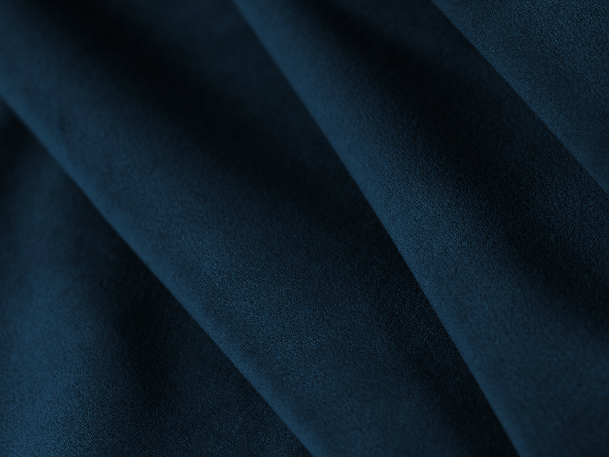 CORTINA Royal Blue Open-Left 3-Seater Velvet Sofa
