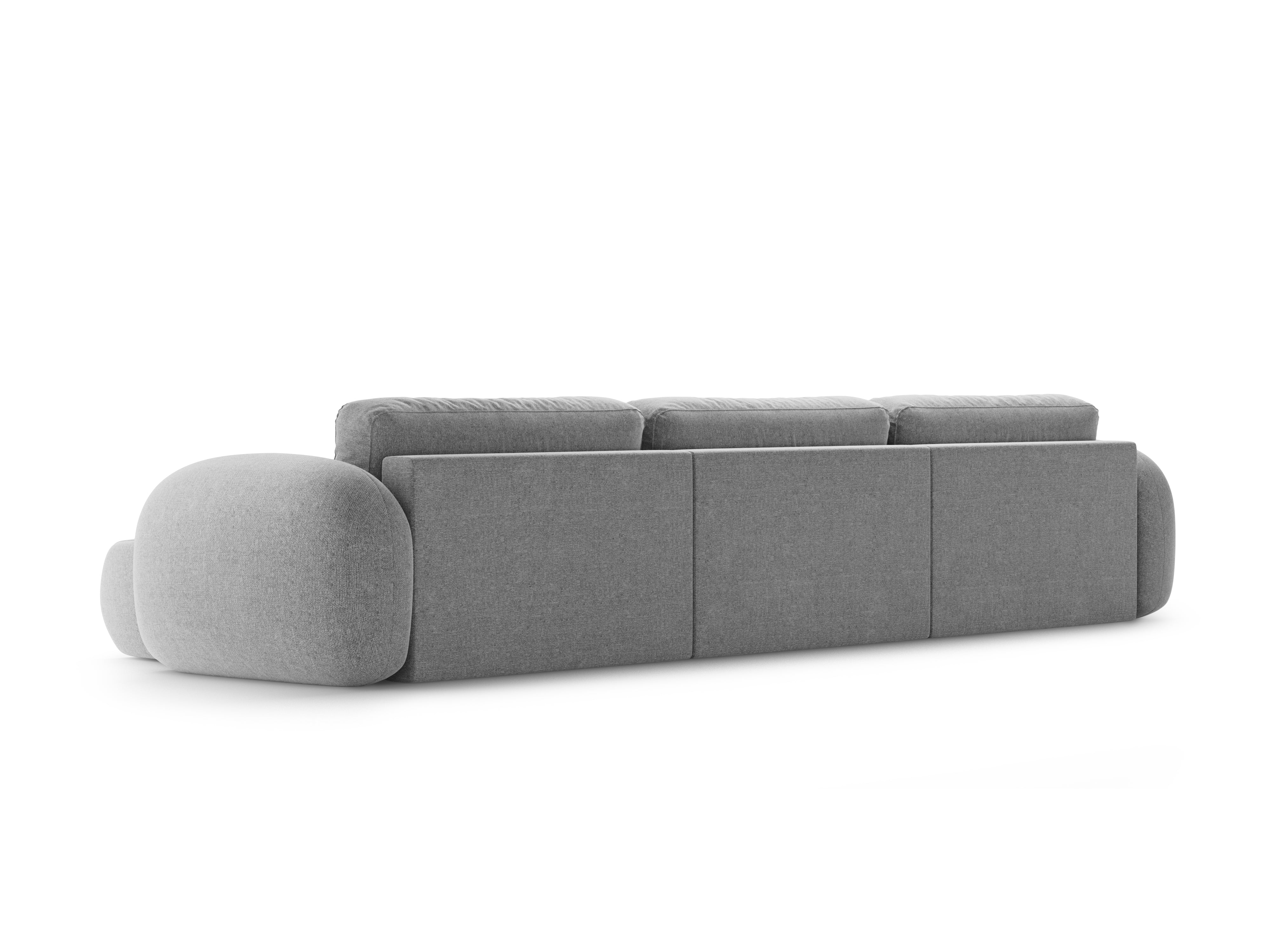 Panoramic Sofa with Sleeping Function for 5 People TONALE Gray