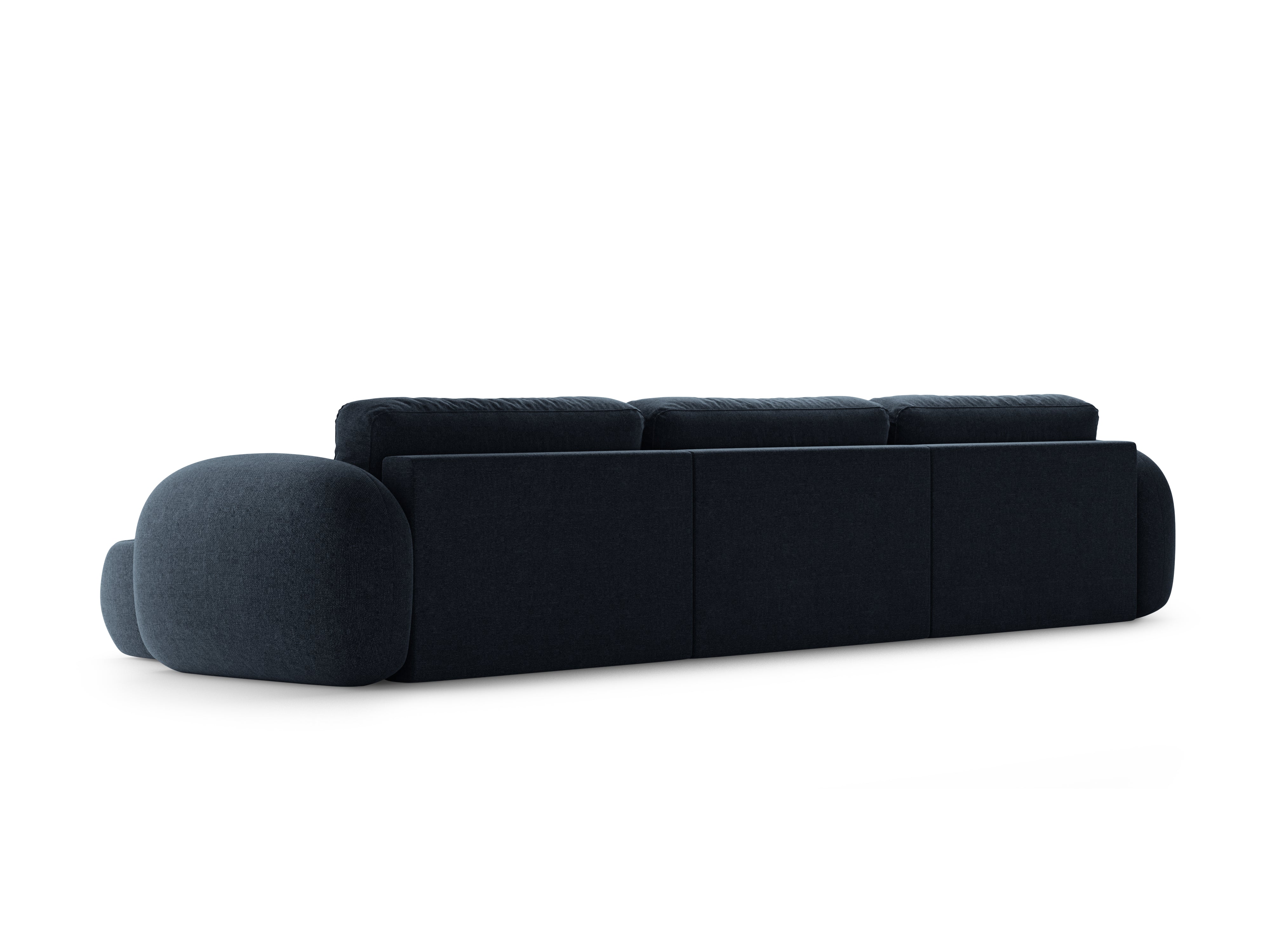 Panoramic Sofa with Sleeping Function for 5 People TONALE Navy Blue
