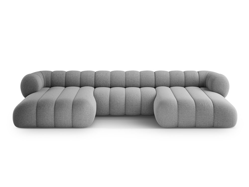 KOGE light gray 6-seater panoramic sofa